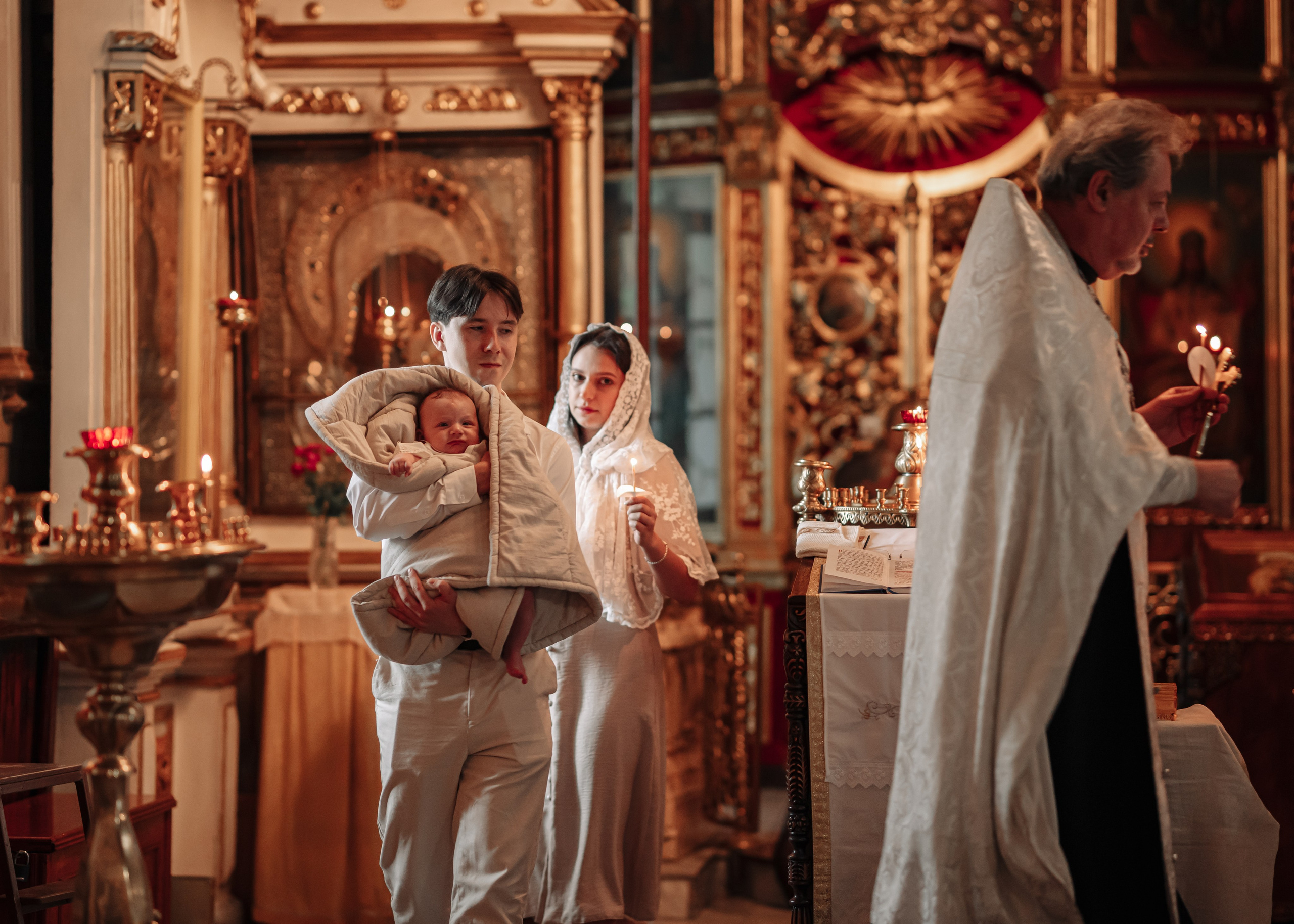 Таинство Крещения. Крамер Юлиана детский и семейный фотограф