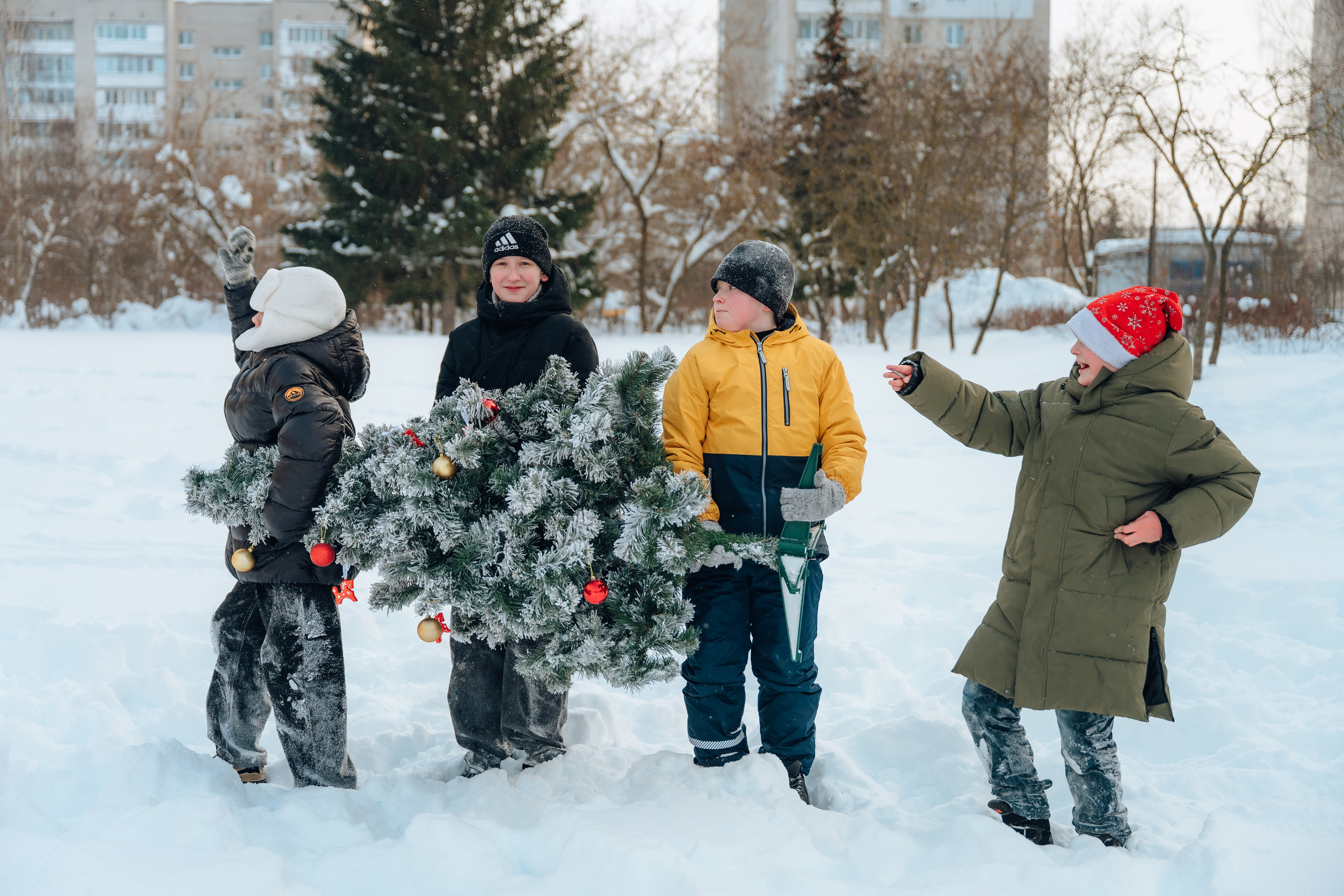 Зимние забавы. Детский и семейный фотограф Катерина Мишина