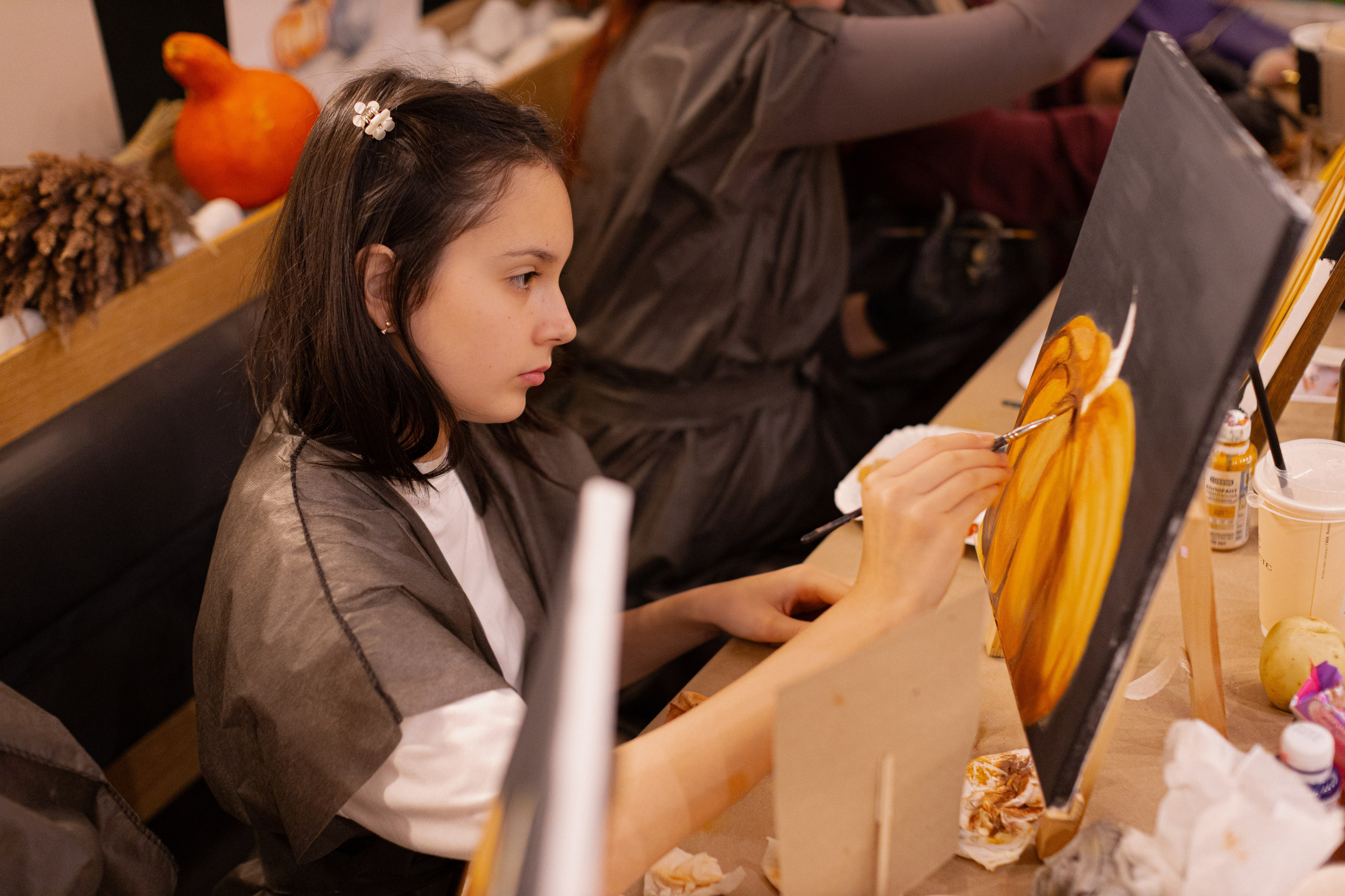 МК Тыква в кафе Здрасте. Анастасия Ракчеева Художник