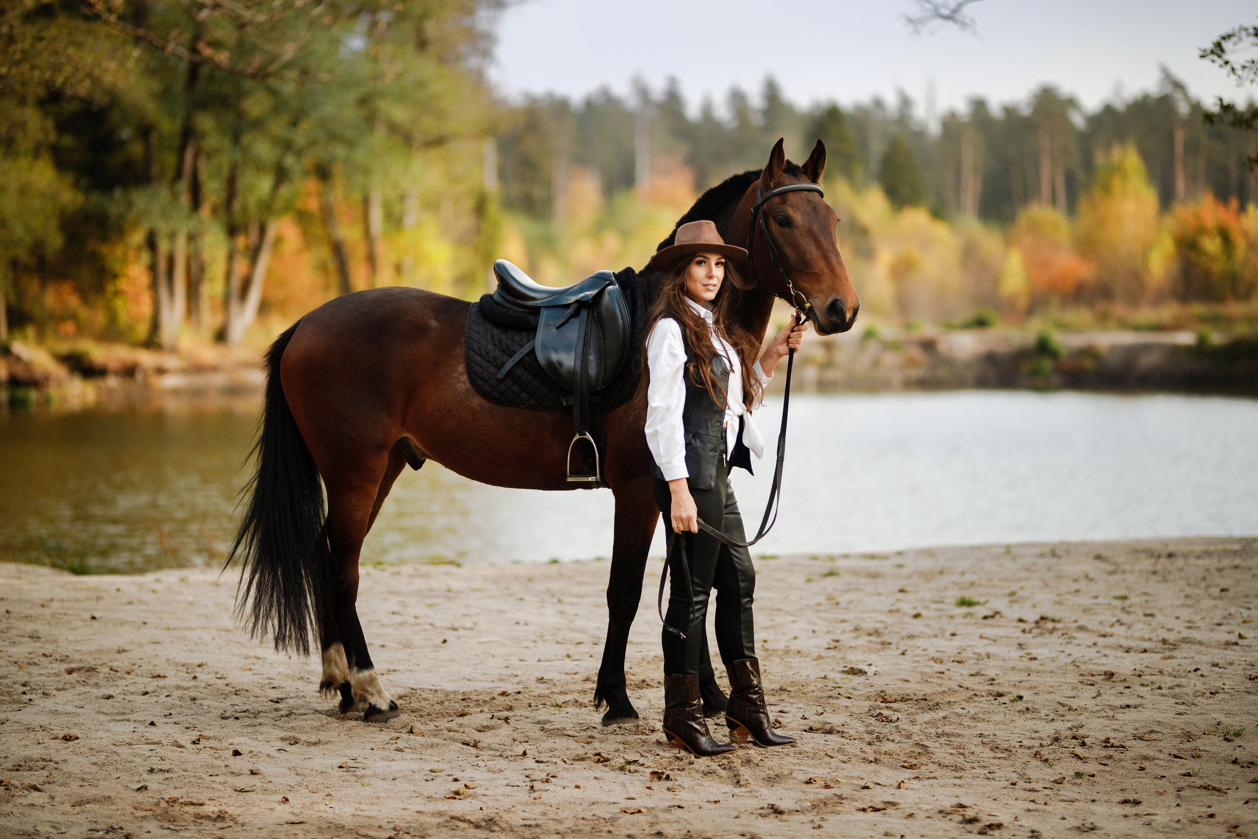 Фотосессия с лошадью. Семейный и детский фотограф Егорьевск