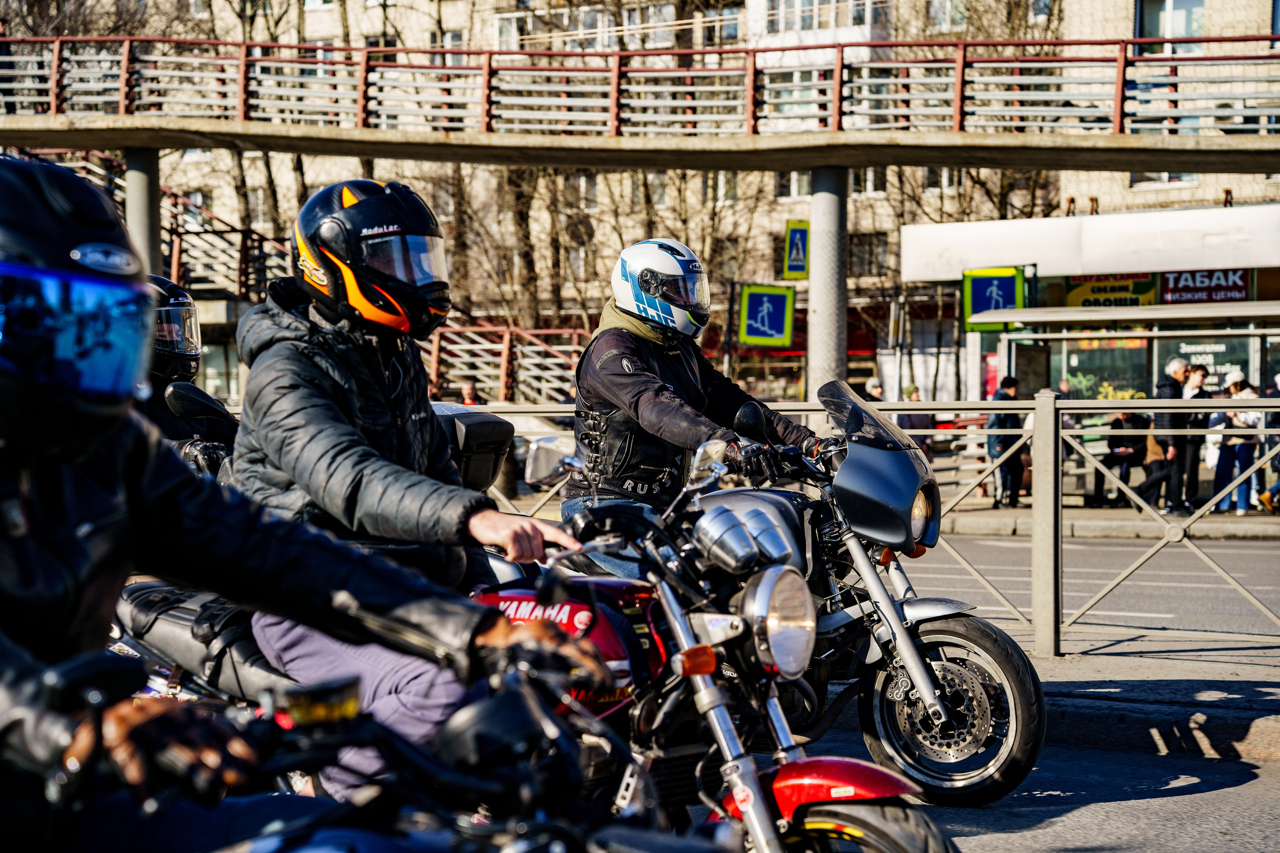 Прохват мотоклуба Norman Riders ч.1. Концертный и репортажный фотограф в Санкт-Петербурге Слава Пахомов