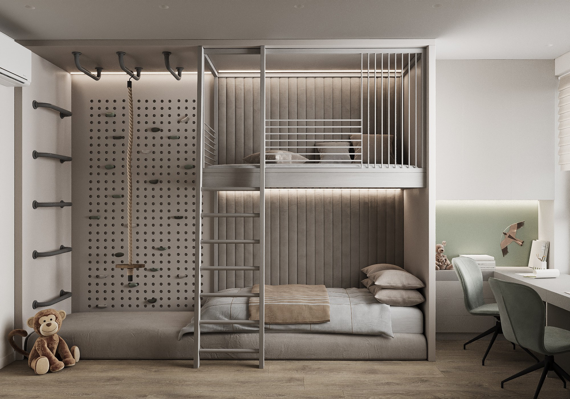 КВАРТИРА UNO 92,9 м². 3D визуализатор интерьера Елена Петрук