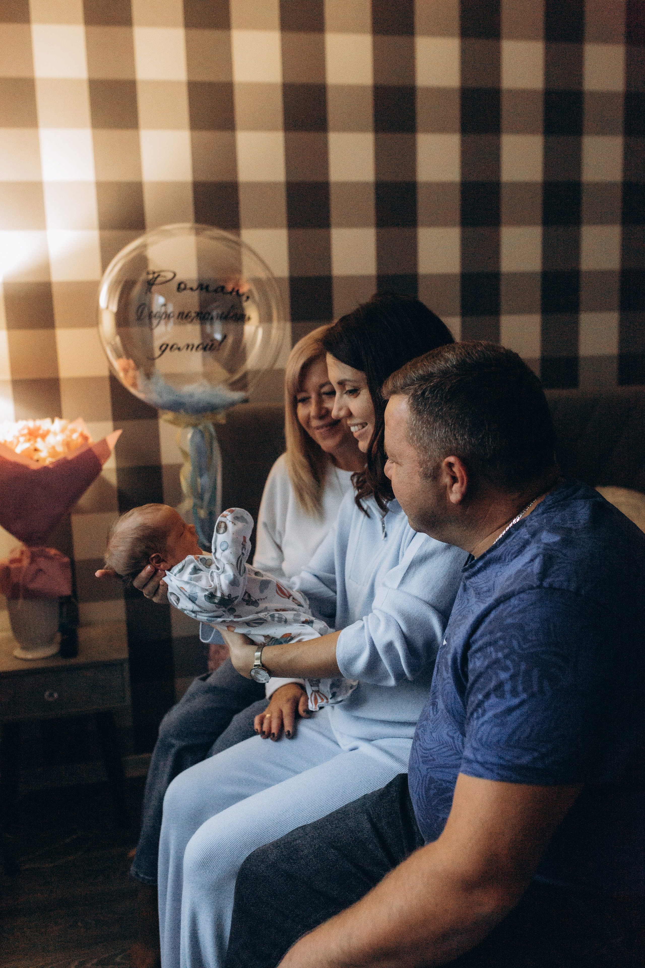 Выписка из роддома. Семейный и детский фотограф в Москве Антонина Смирнова