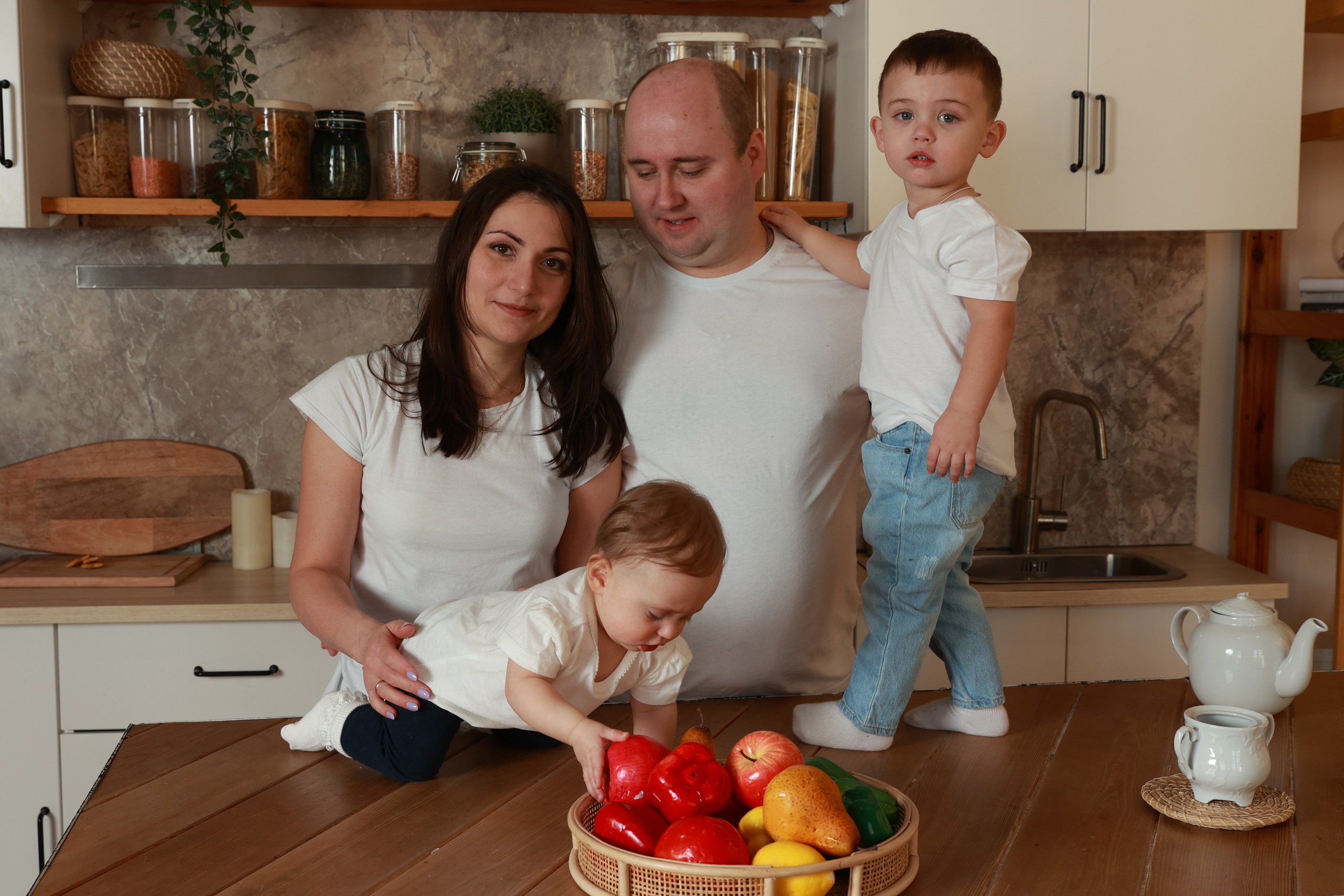 Семья Ивана и Кристины. Семейный и детский фотограф в Краснознаменске Виктория Санкина