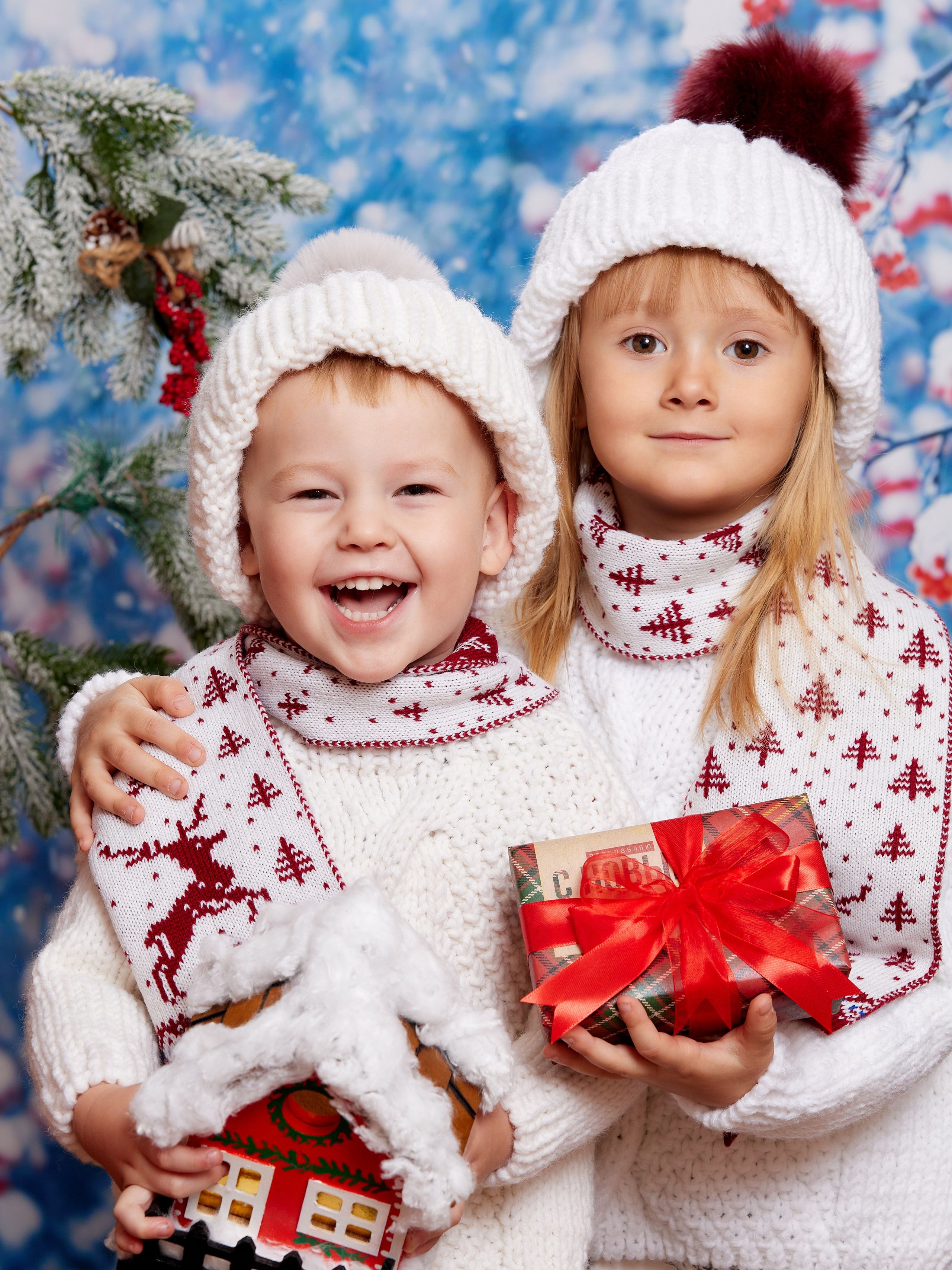 В зимнем лесу. Детская выездная фотостудия