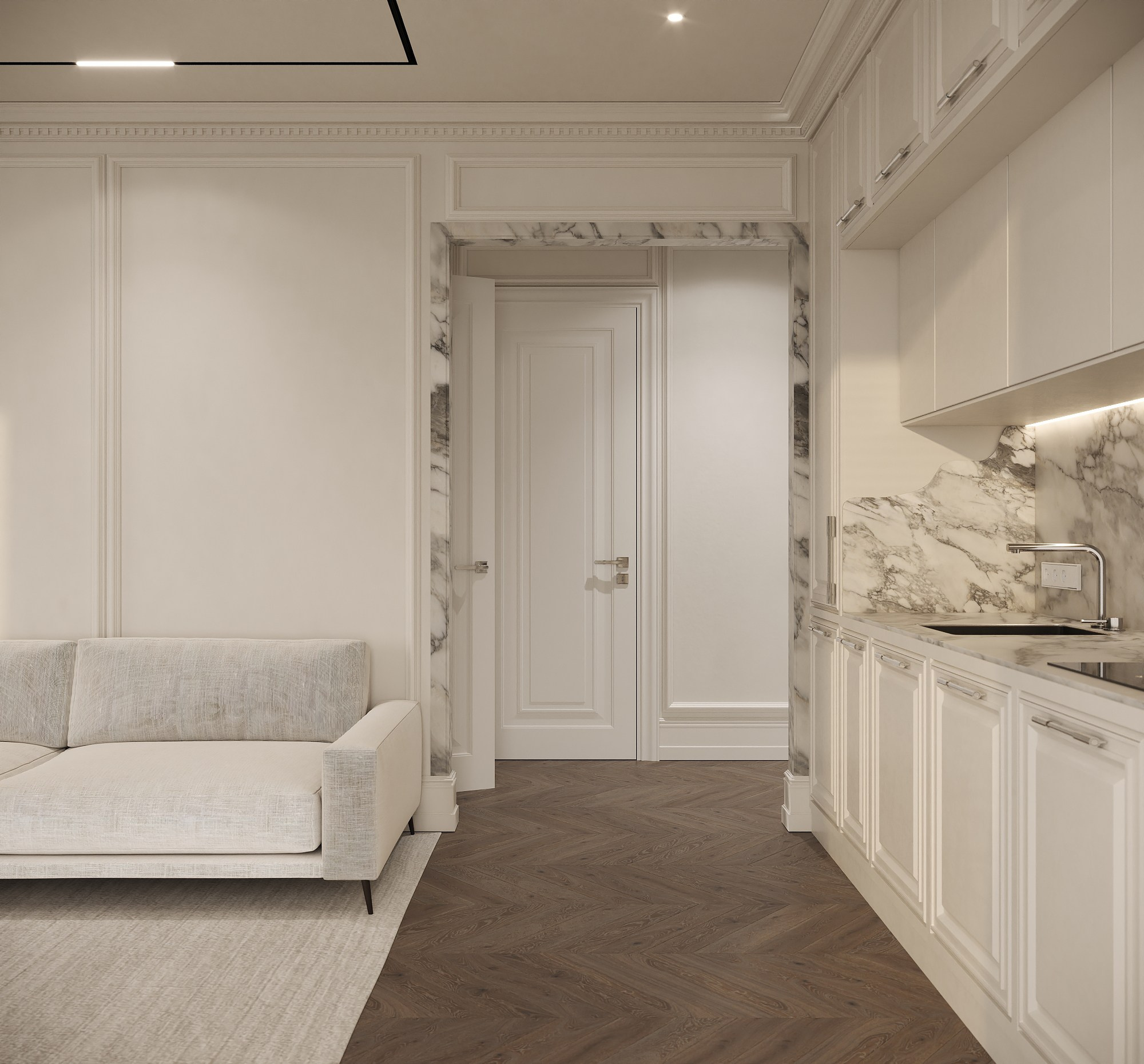 Willtowers 85 sqm. Алла Нечаева|Интерьерная визуализация