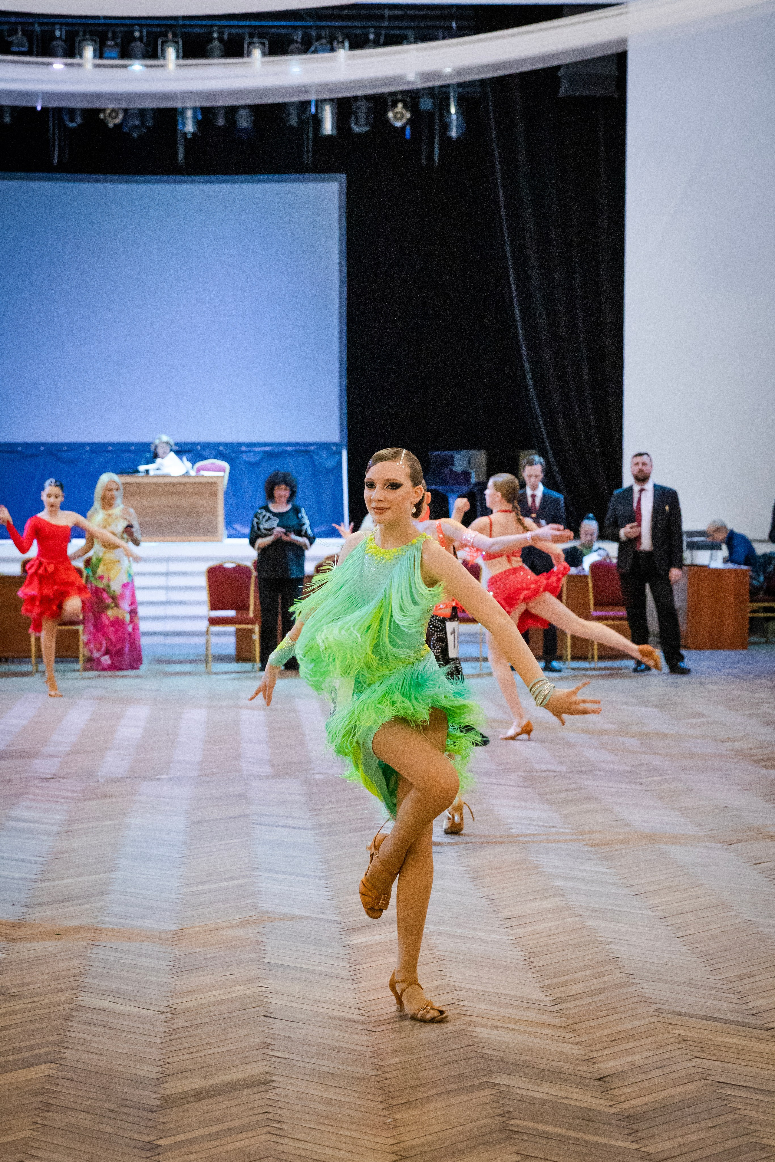 Бальные танцы, соревнования. Фотограф Анна Невская