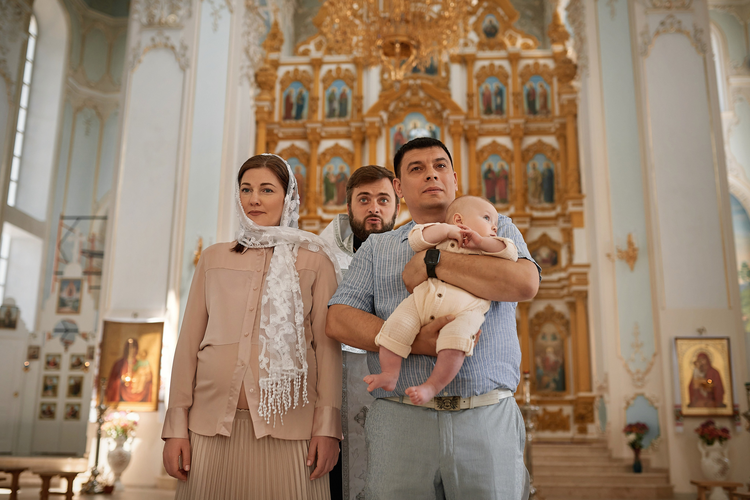 Крещение Александра Храм Святой Троицы г. Батайск. Семейный фотограф в Ростове-на-Дону Татьяна Литвинова