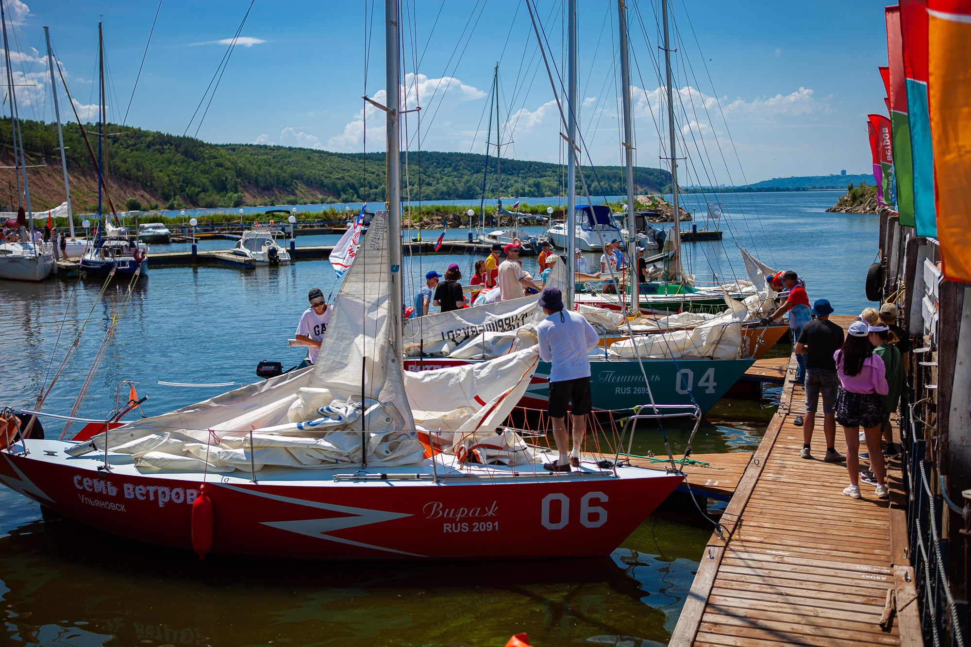 Парусная регата. Фотограф Анастасия Лёвушкина