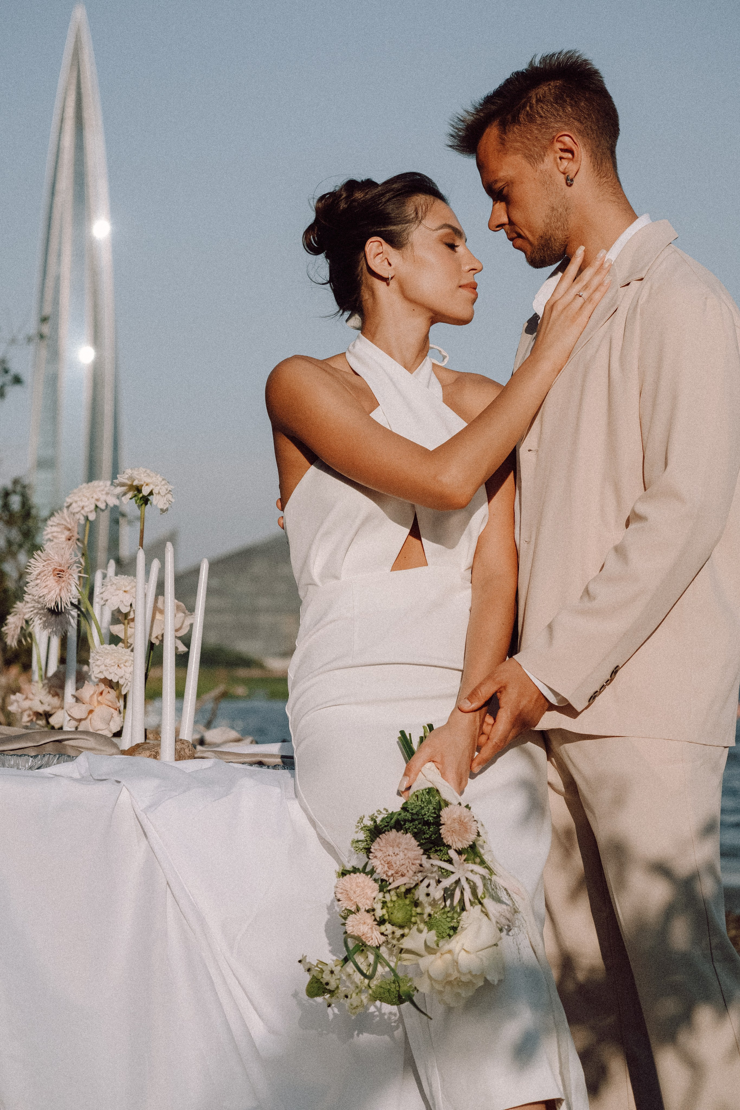 СВАДЕБНАЯ ФОТОСЕССИЯ ВЫЕЗДНОЙ ЦЕРЕМОНИИ (ФИНСКИЙ ЗАЛИВ). Профессиональный фотограф, Санкт-Петербург — Виктория Богомолова