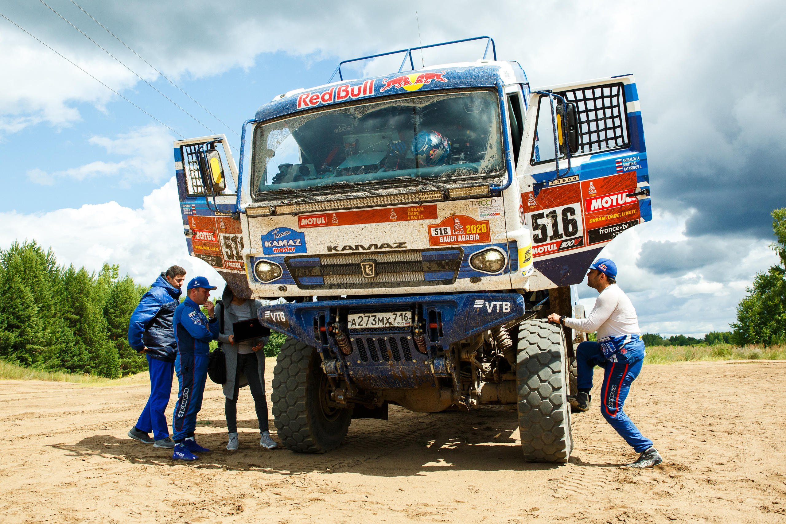 Съемка KAMAZ Master для ВТБ. Фотограф Иван Недорез