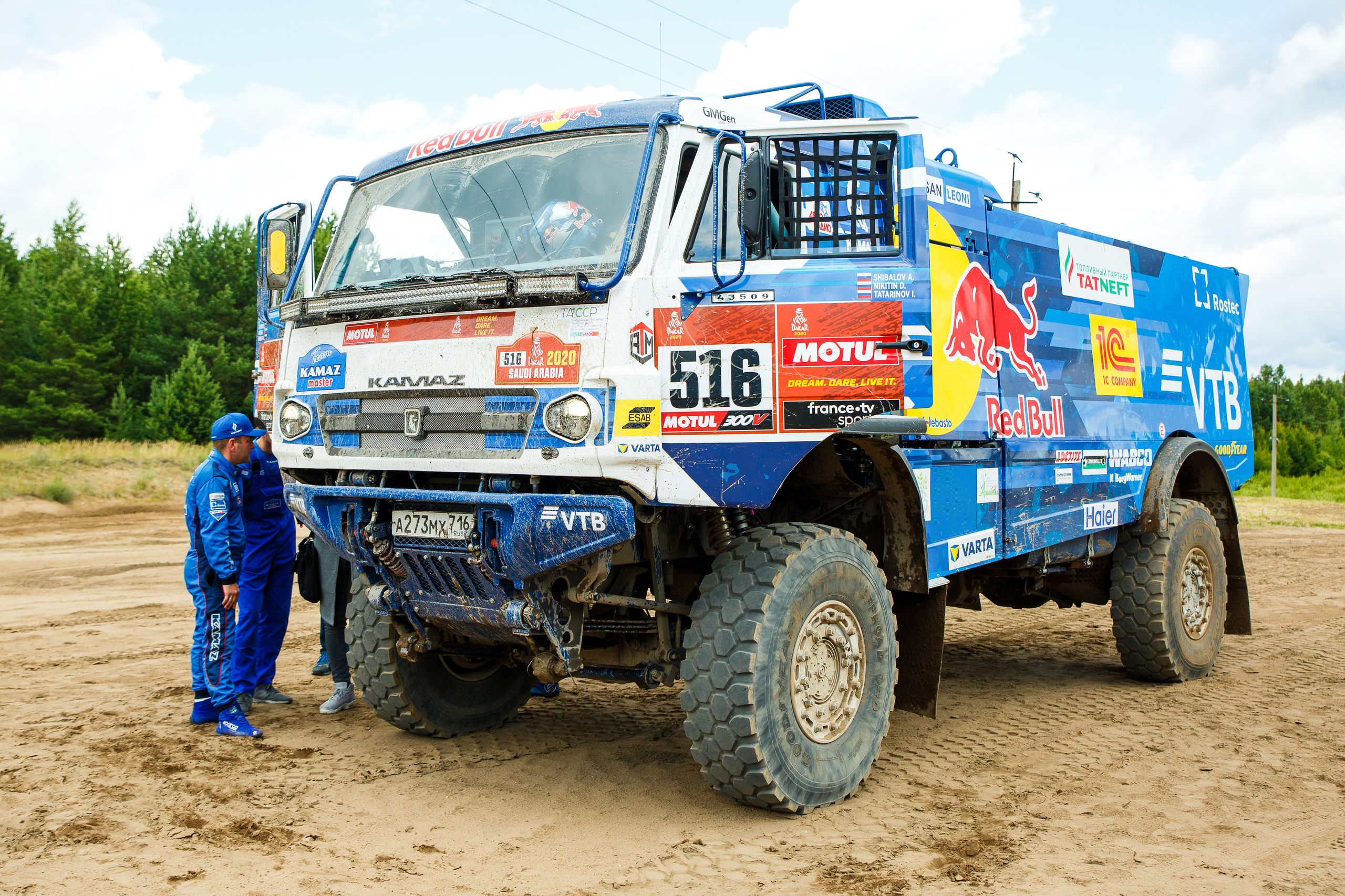 Съемка KAMAZ Master для ВТБ. Фотограф Иван Недорез