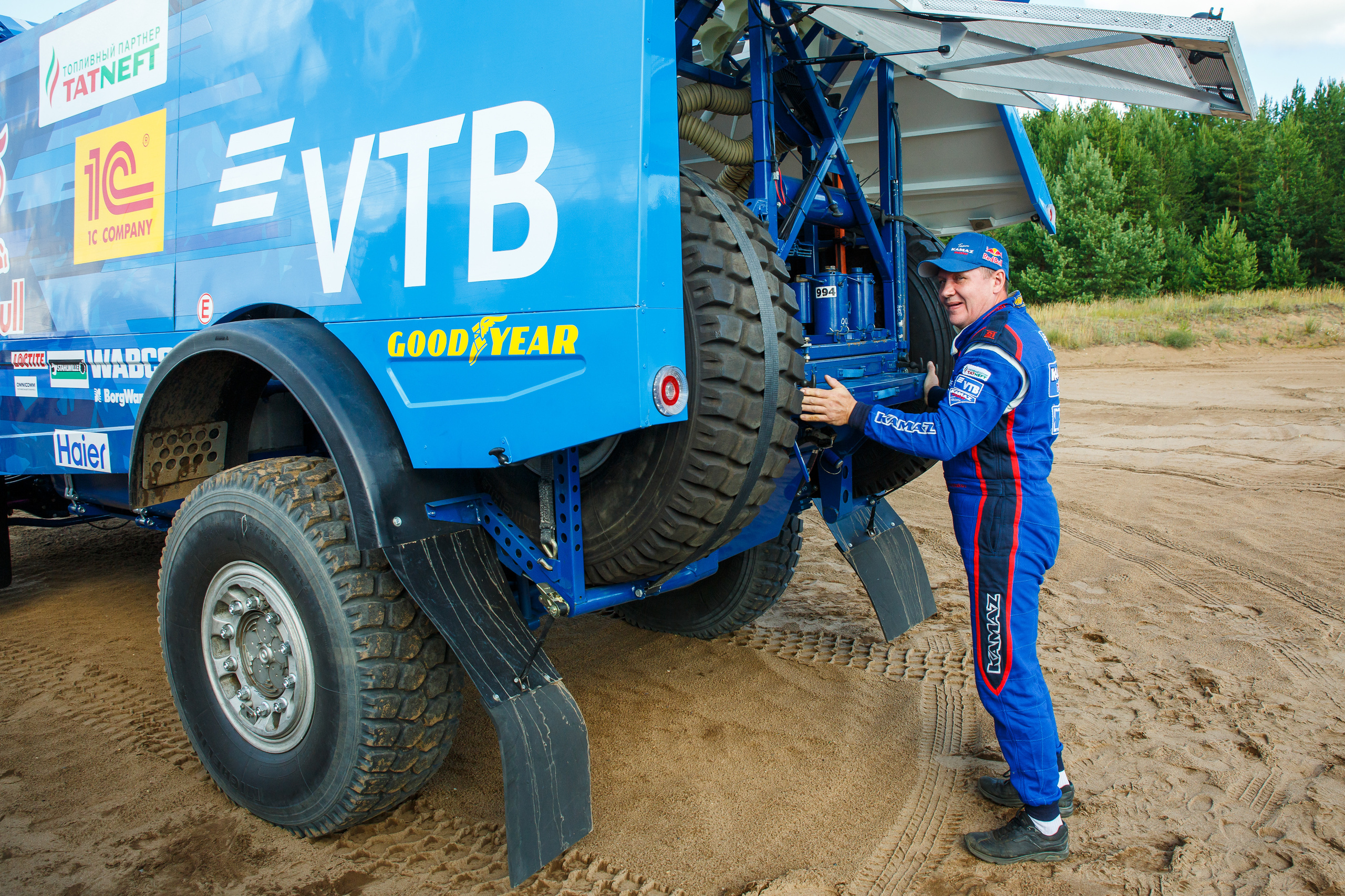 Съемка KAMAZ Master для ВТБ. Фотограф Иван Недорез