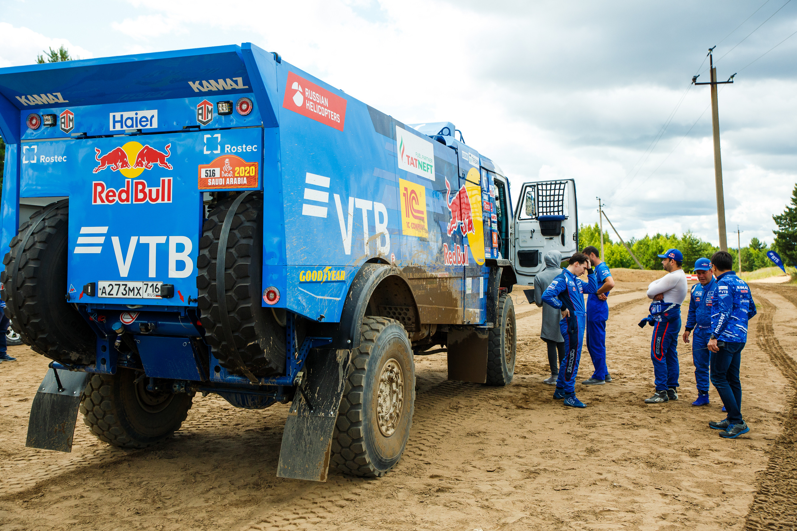 Съемка KAMAZ Master для ВТБ. Фотограф Иван Недорез