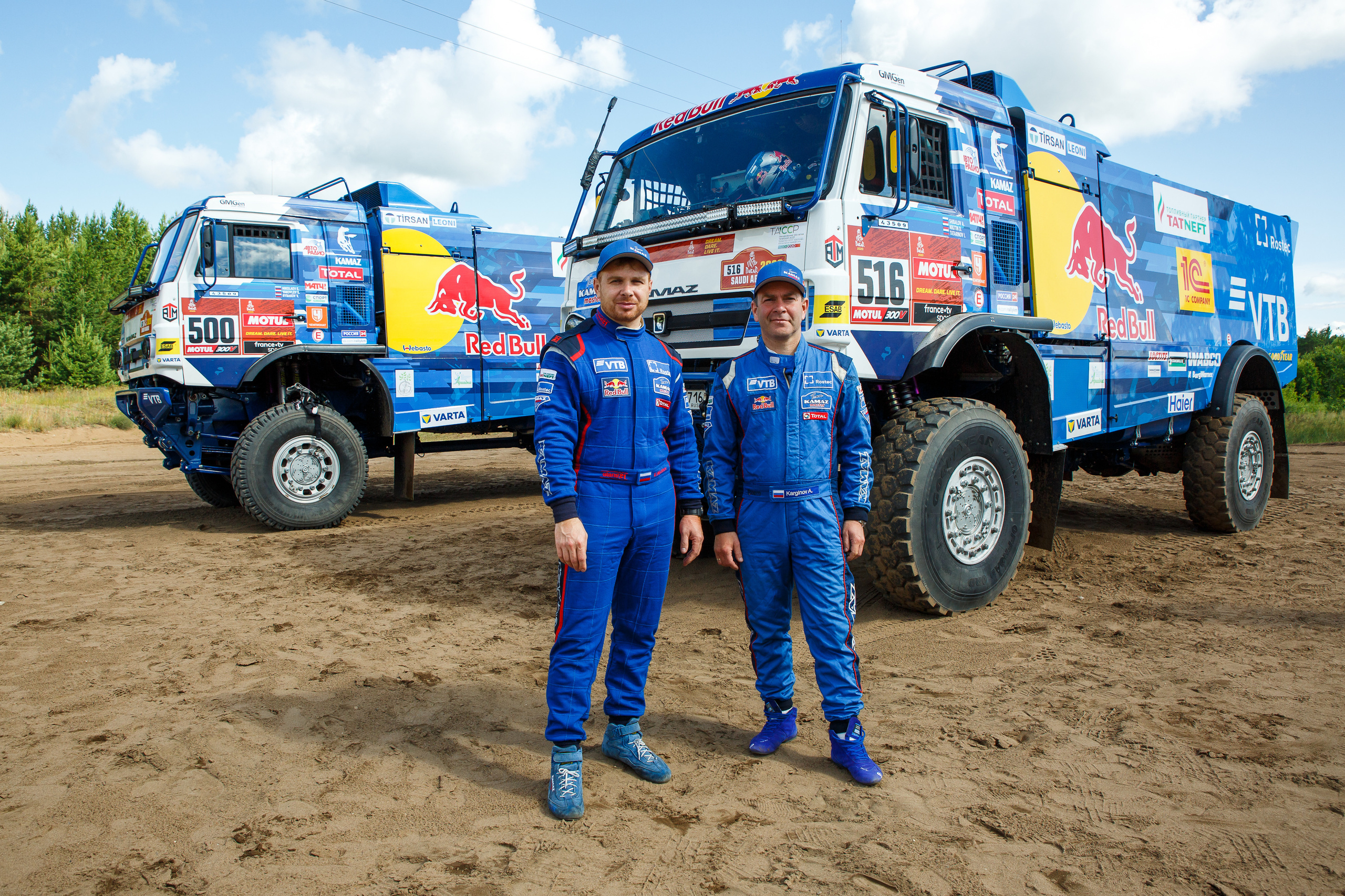 Съемка KAMAZ Master для ВТБ. Фотограф Иван Недорез