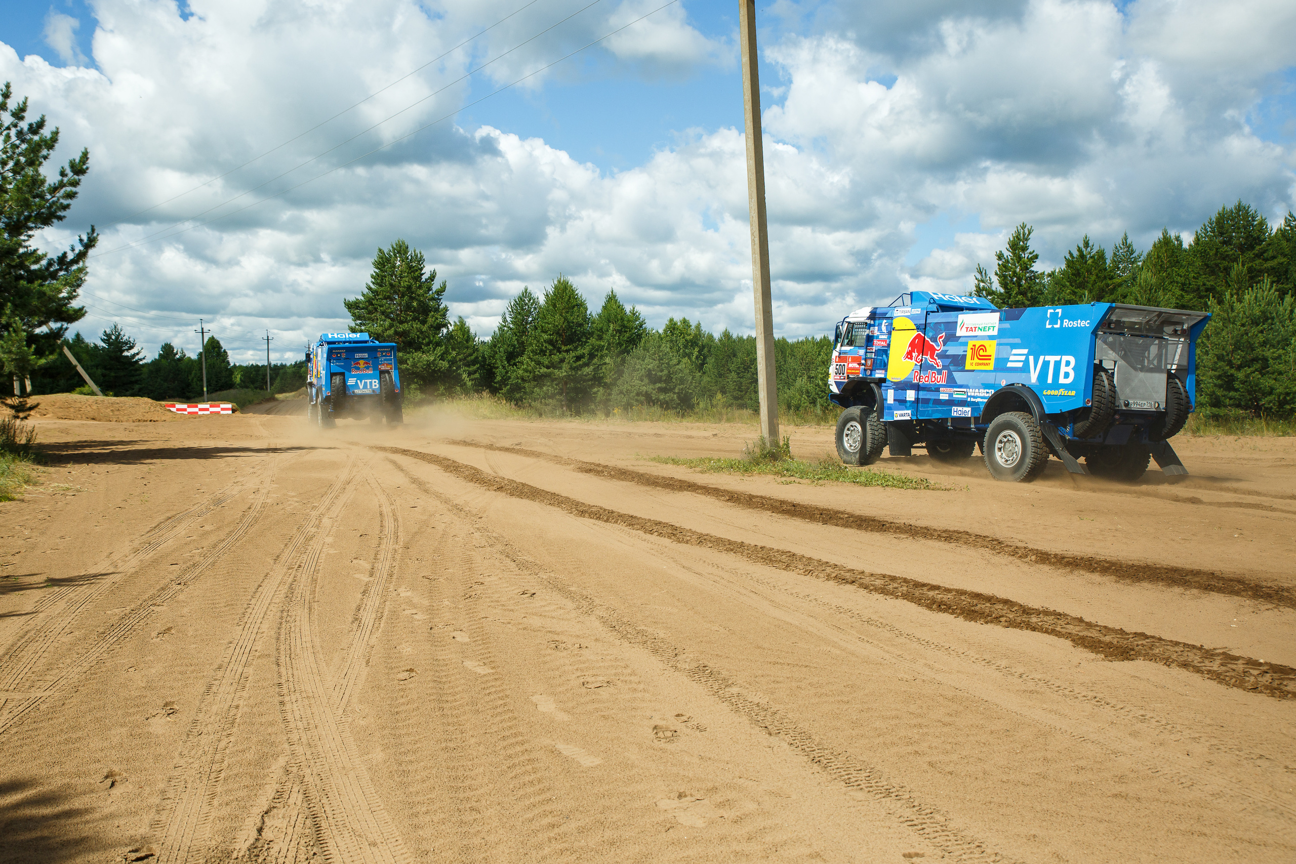 Съемка KAMAZ Master для ВТБ. Фотограф Иван Недорез