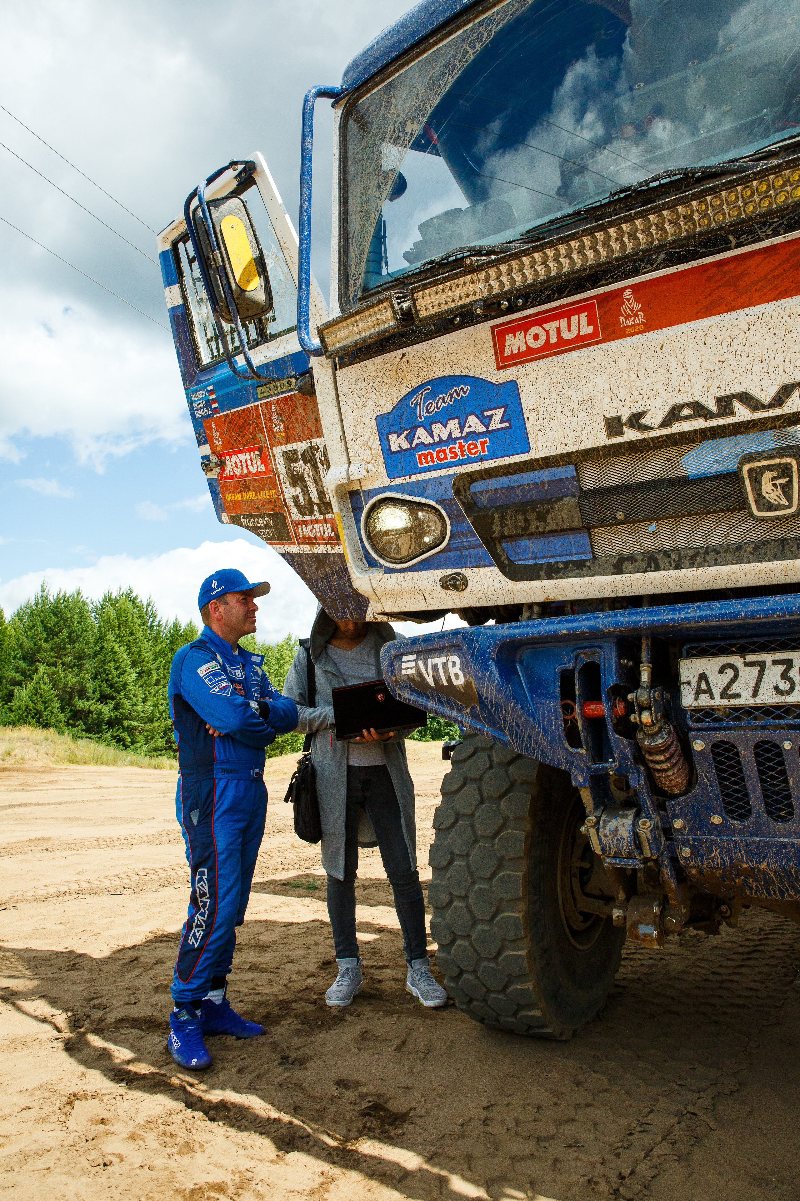 Съемка KAMAZ Master для ВТБ. Фотограф Иван Недорез