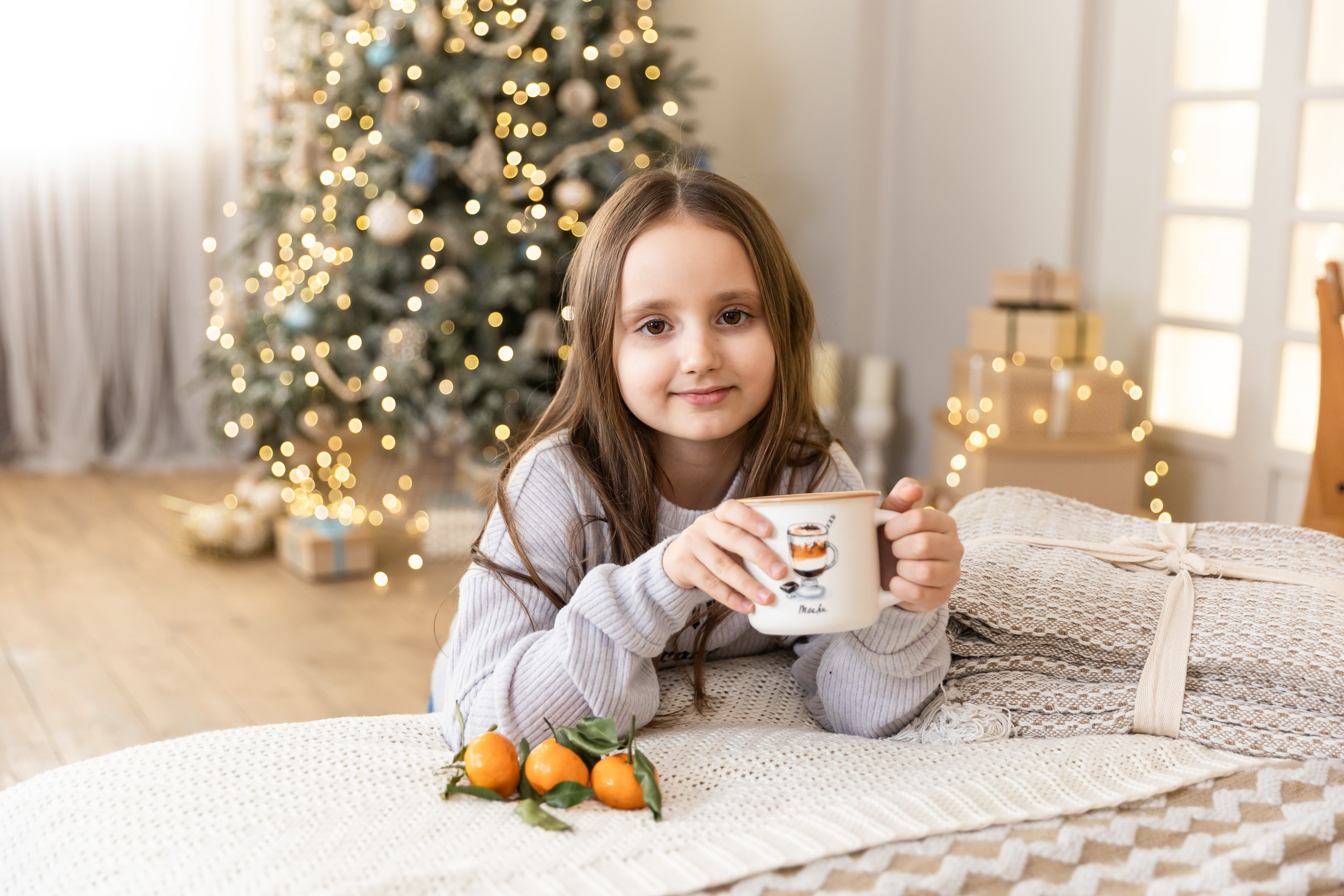 Новогодняя фотосессия в студии 4 класс. Семейный, детский, школьный фотограф в Благовещенске Яна Белоусова