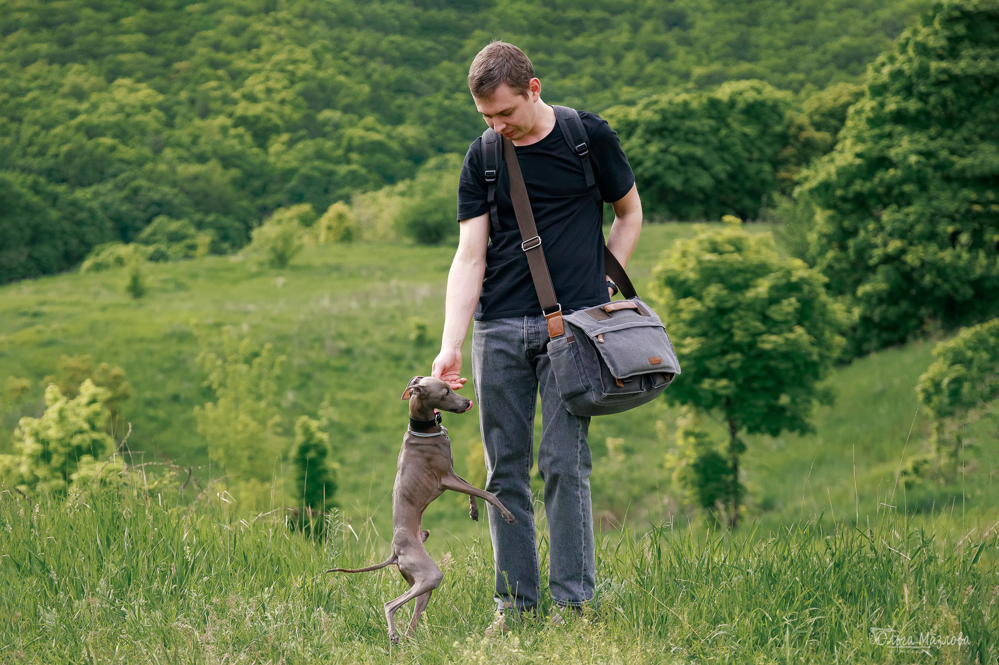 Фотосессия с собакой в Саратове. Фотограф в Саратове Ольга Мазлова