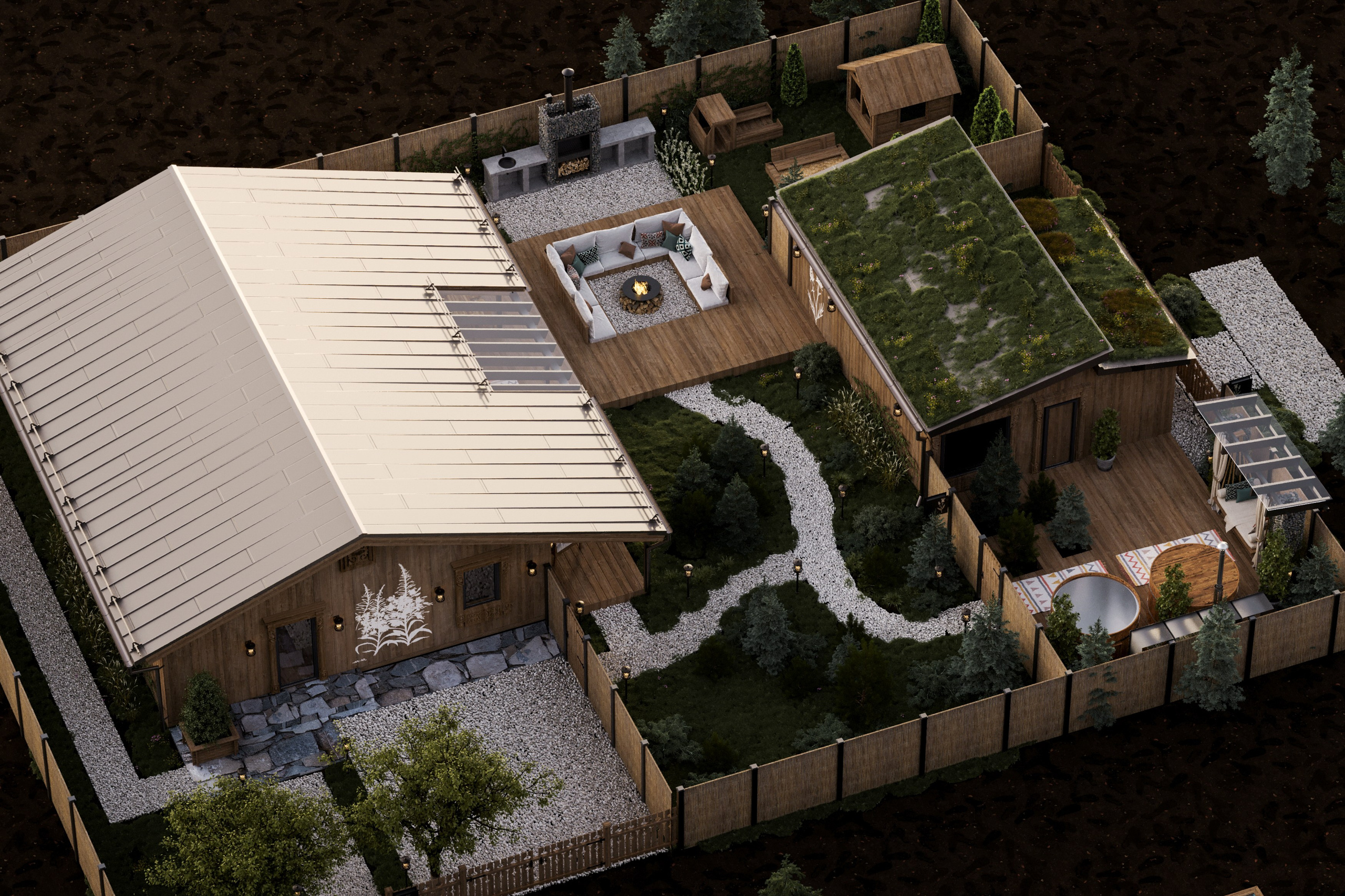 Дом в Миассе ландшафт. Анна Терентьева — Дизайнер интерьера в Сочи