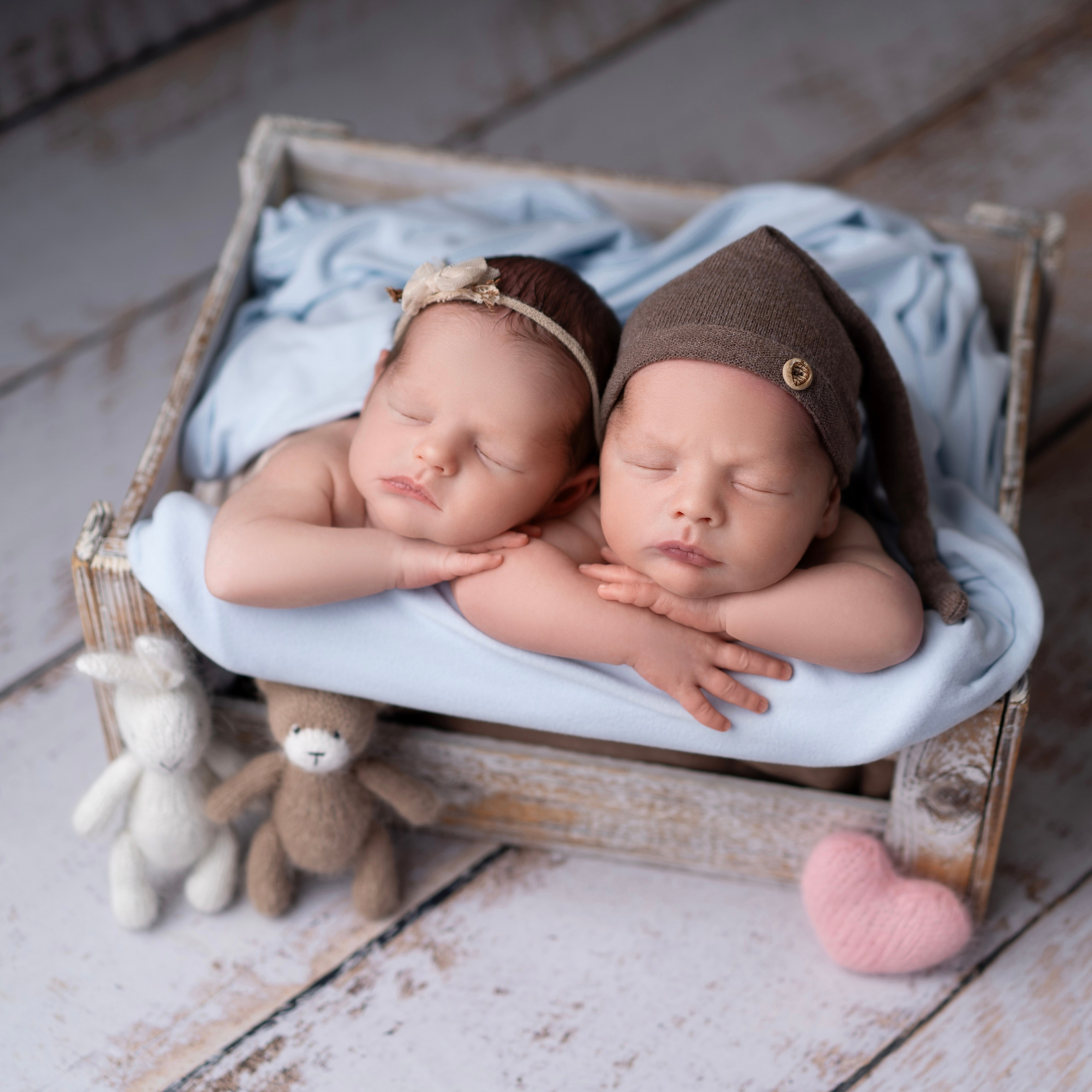 Двойня. Newborn фотограф в Москве — Фотофеи. Съемка новорожденных и детей до года