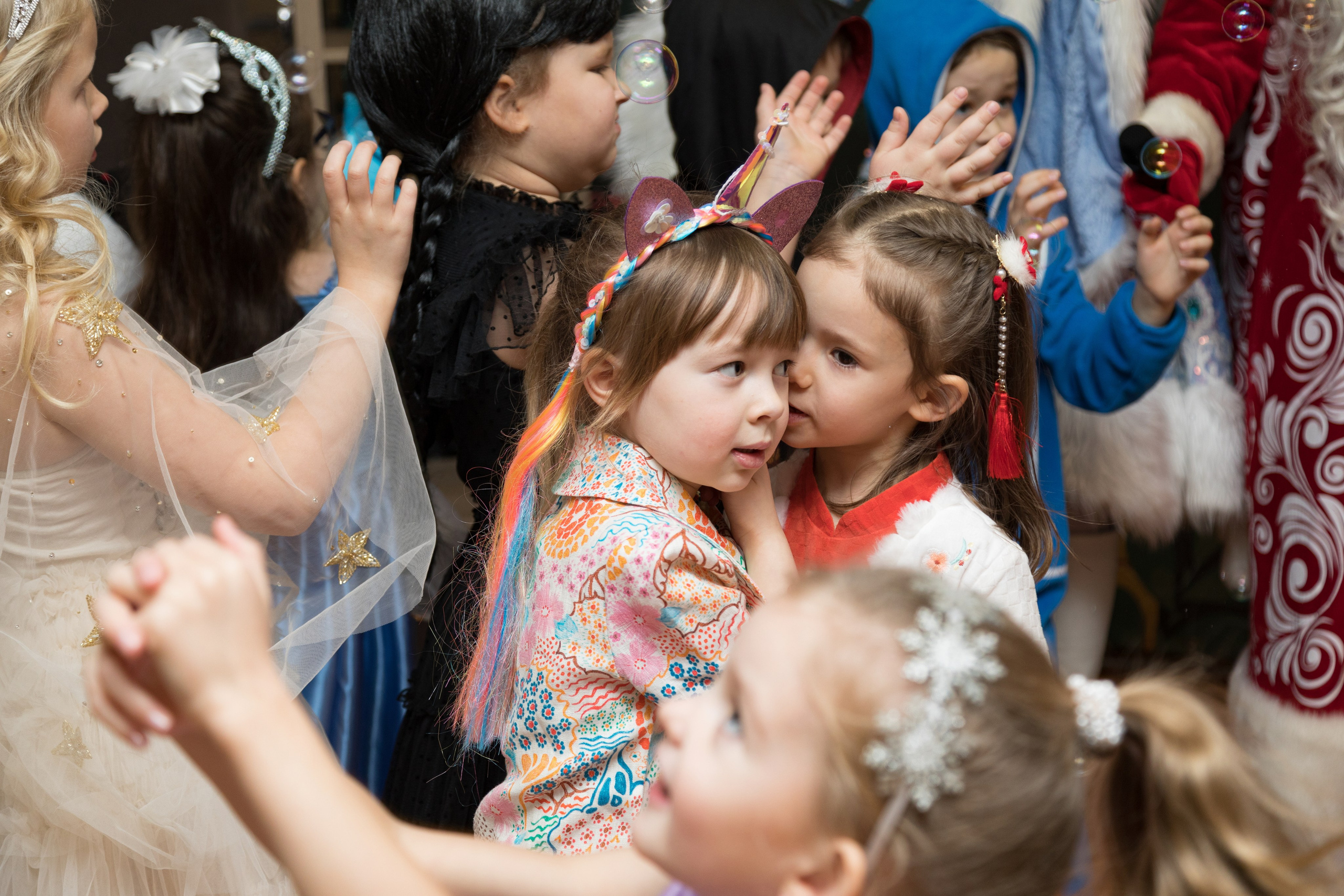 Фото детского новогоднего праздника. Детский и контент фотограф Надя Волкова Санкт-Петербург