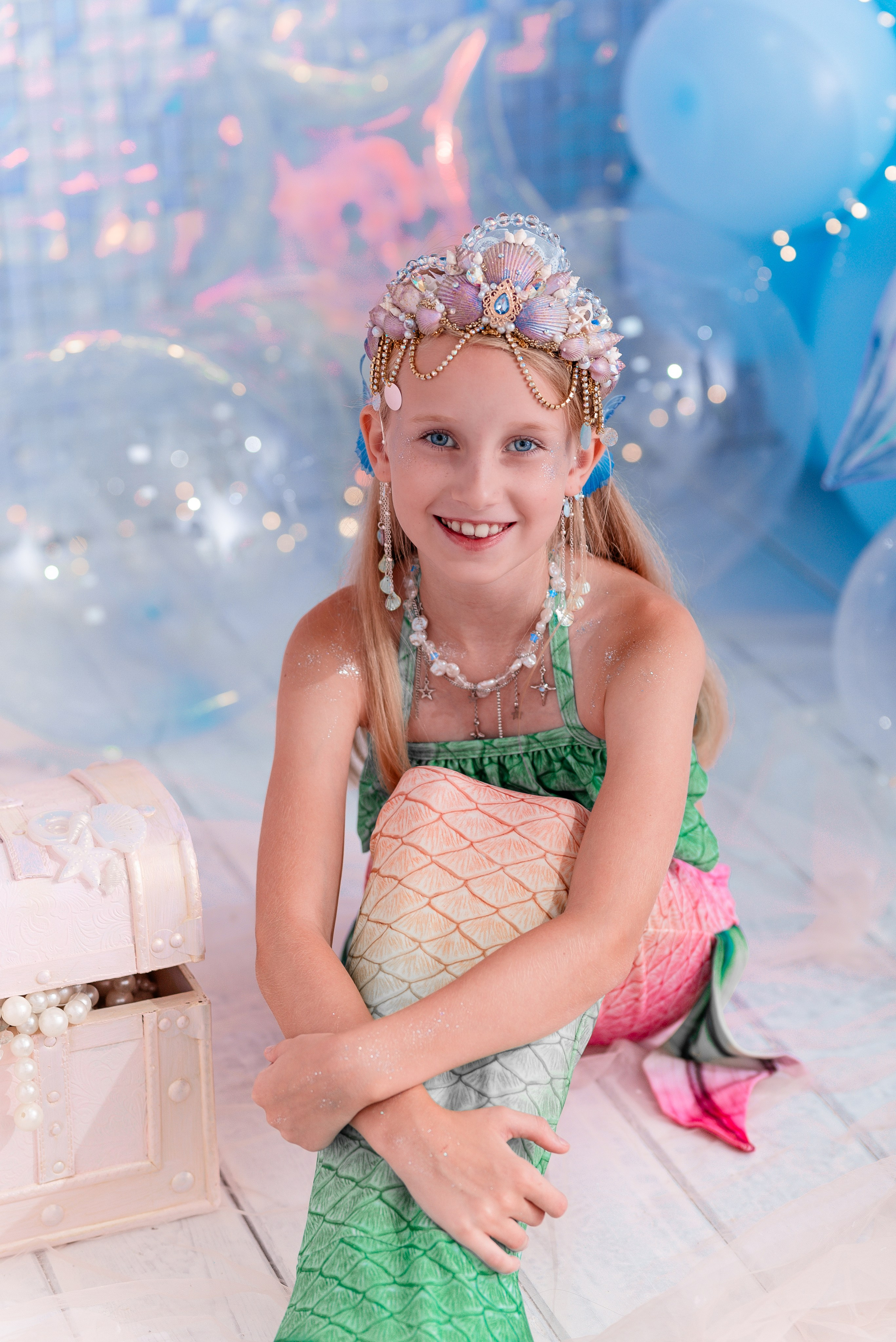 Детский фотопроект «Русалочка» в Сочи. Детский студийный фотограф Сочи