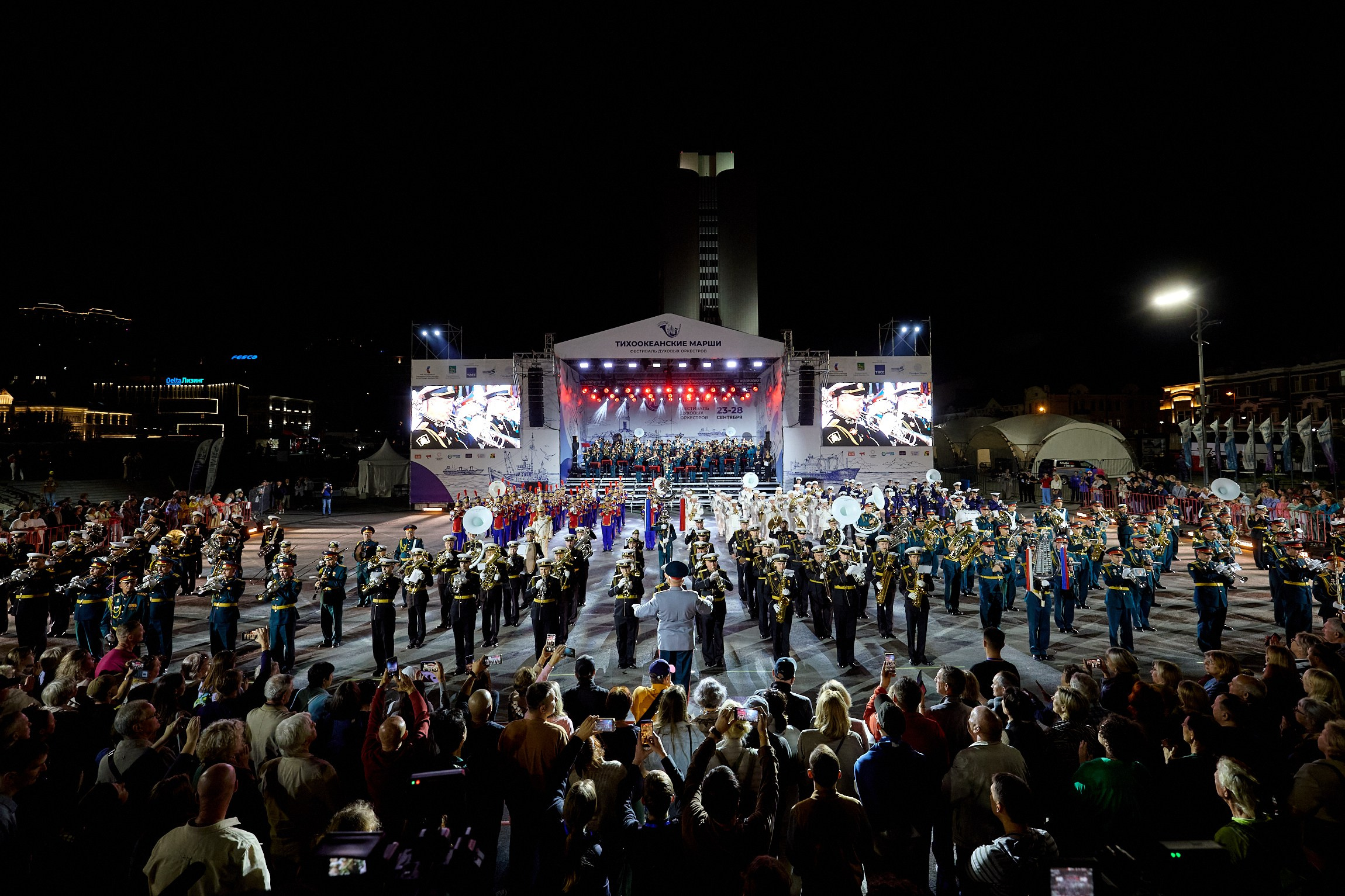 «Тихоокеанские марши» Плац-концерт