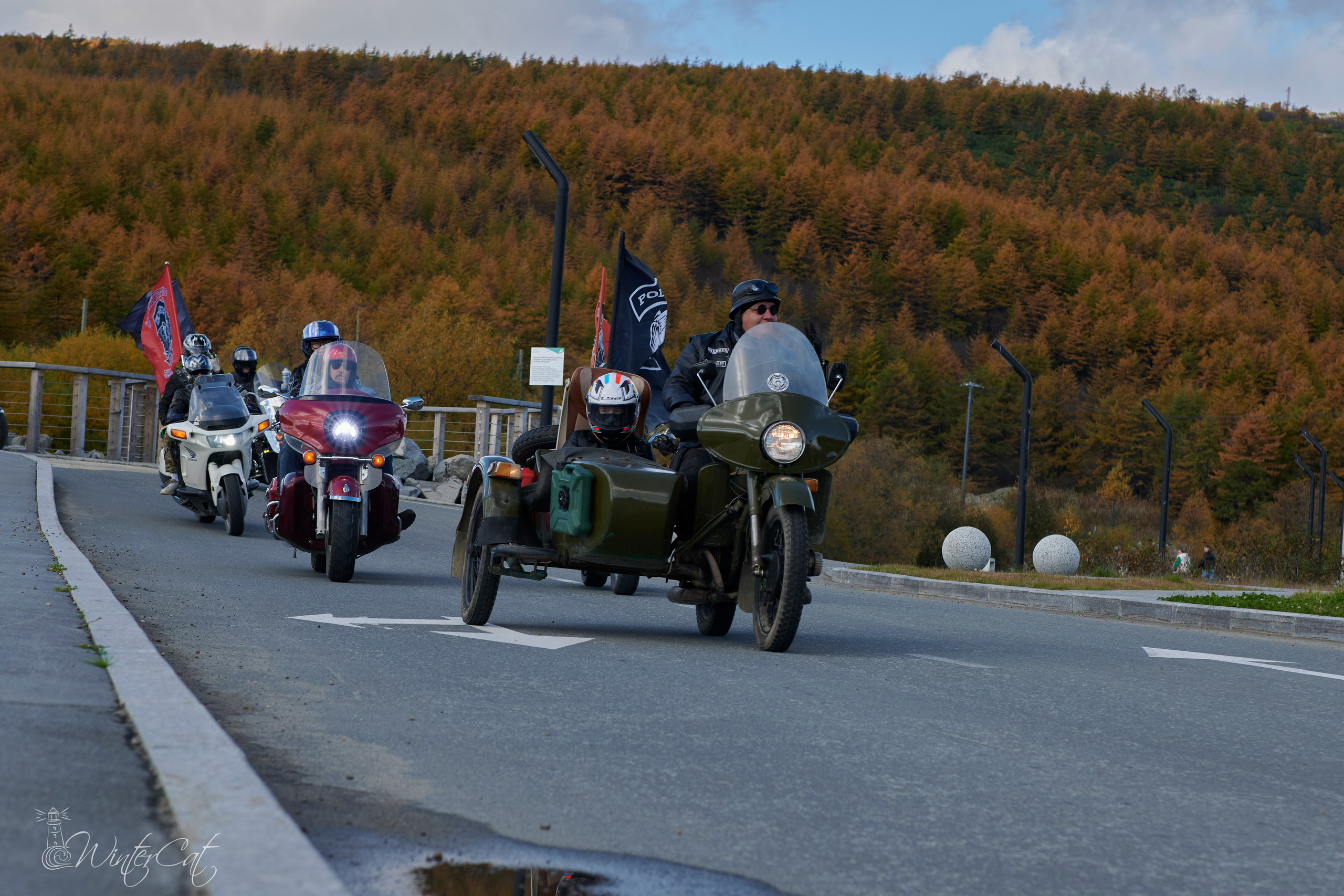 Закрытие мотосезона 2025 Полярные Совы. Портретный и репортажный фотограф в Магадане Андрей Нефедов WinterCatPhoto