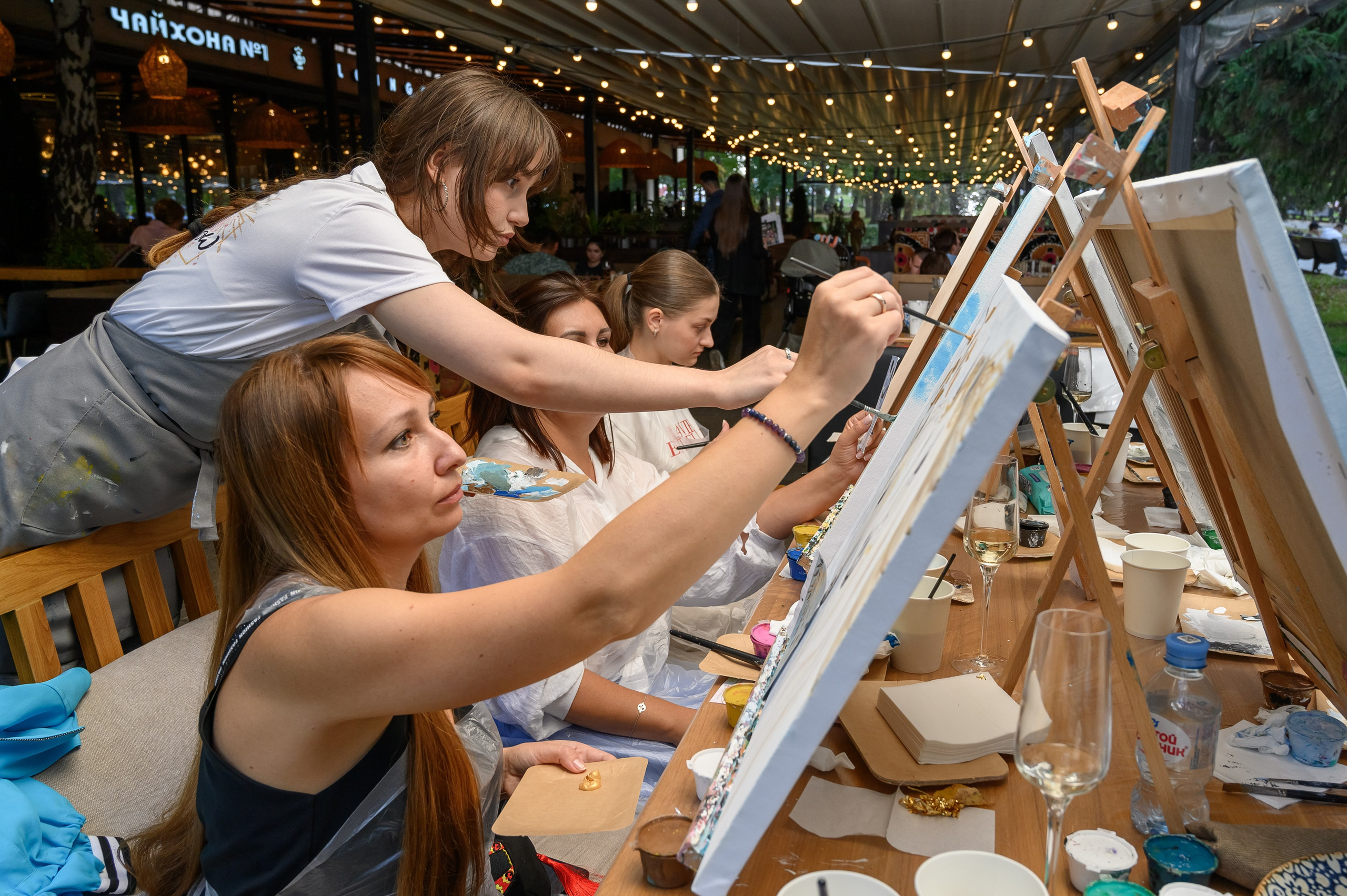 Репортаж с творческой встречи на летней веранде