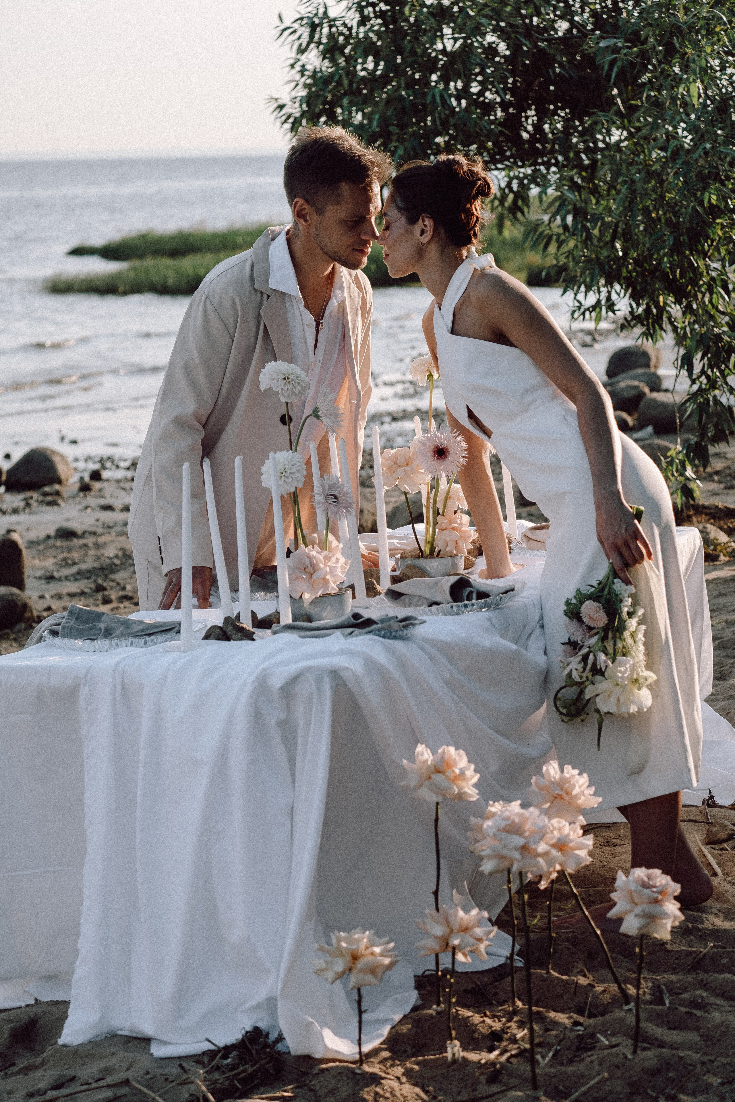 СВАДЕБНАЯ ФОТОСЕССИЯ ВЫЕЗДНОЙ ЦЕРЕМОНИИ (ФИНСКИЙ ЗАЛИВ). Профессиональный фотограф, Санкт-Петербург — Виктория Богомолова