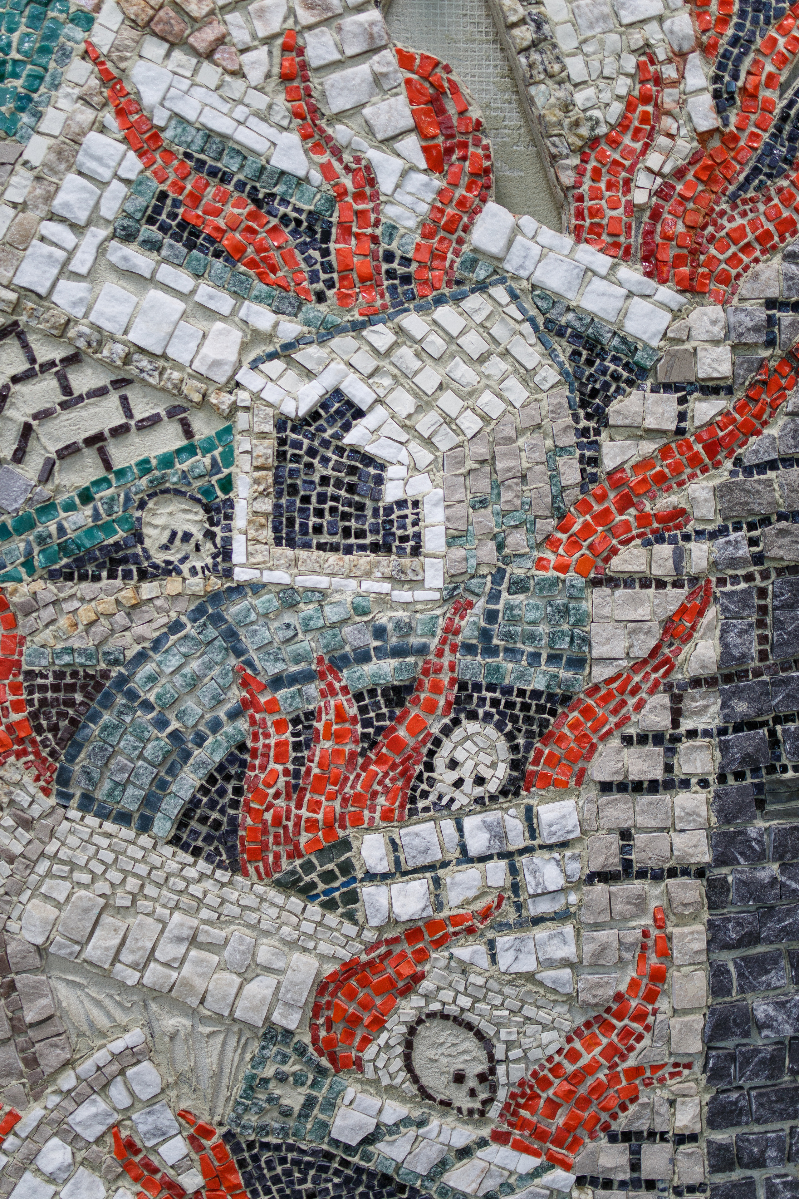 Мозаика — процесс работы. НИИКОРОВИН- мастерская мозаики и монументального искусства