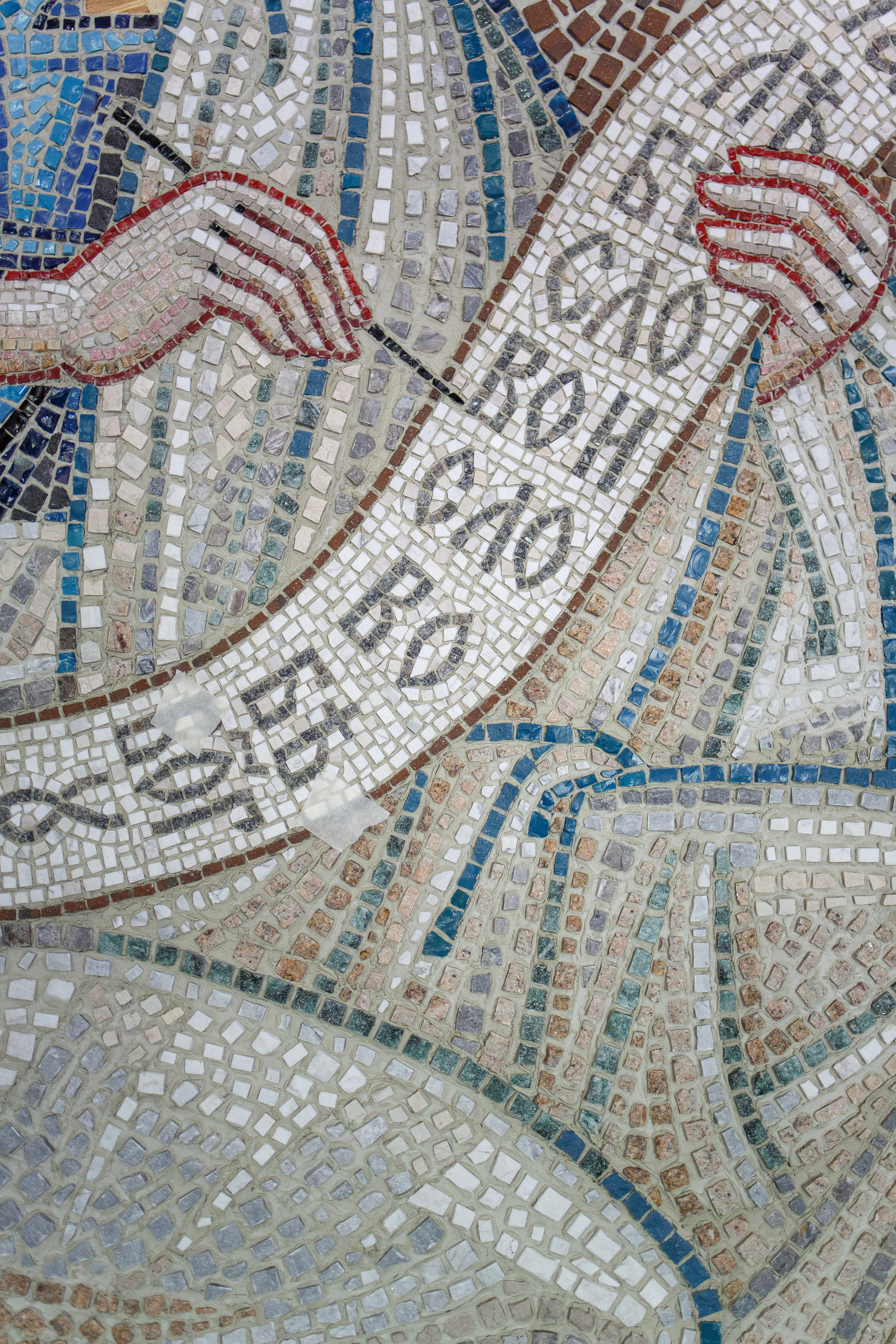 Мозаика — процесс работы. НИИКОРОВИН- мастерская мозаики и монументального искусства