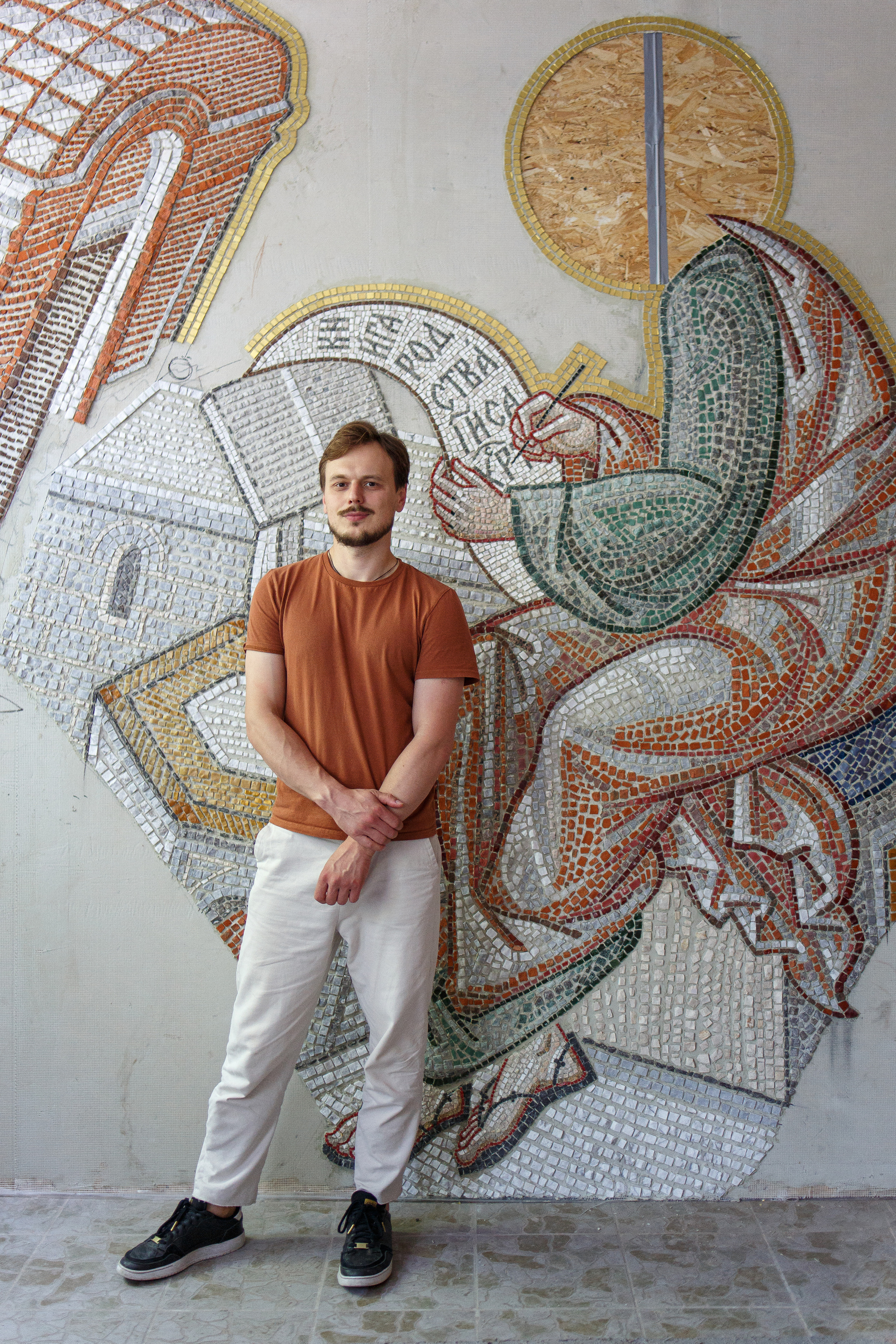 Мозаика — процесс работы. НИИКОРОВИН- мастерская мозаики и монументального искусства