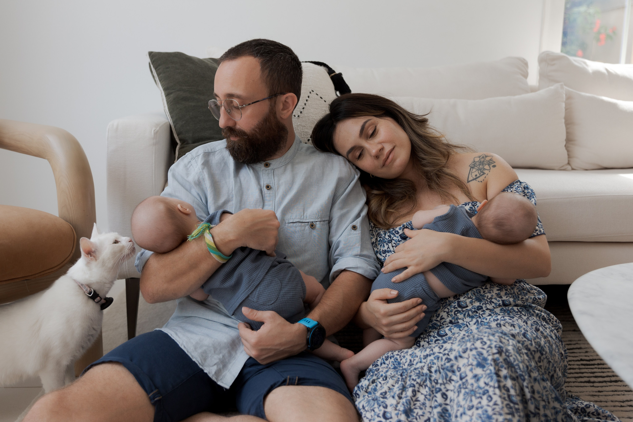 Twins Newborn Photoshoot Dubai | Cherish Moments