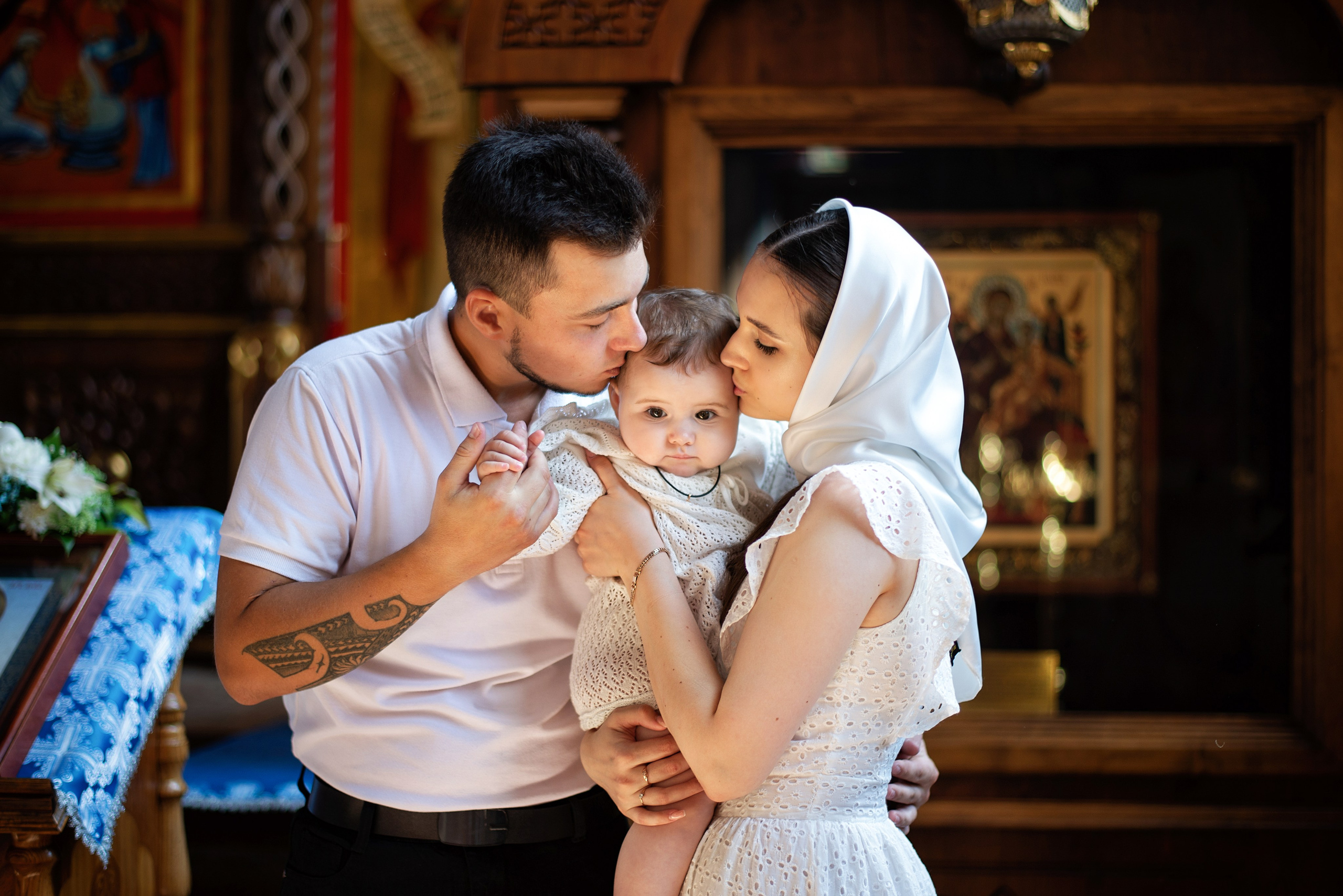 Таинство Крещения. Детский фотограф Краснодар Евгения Сильченко