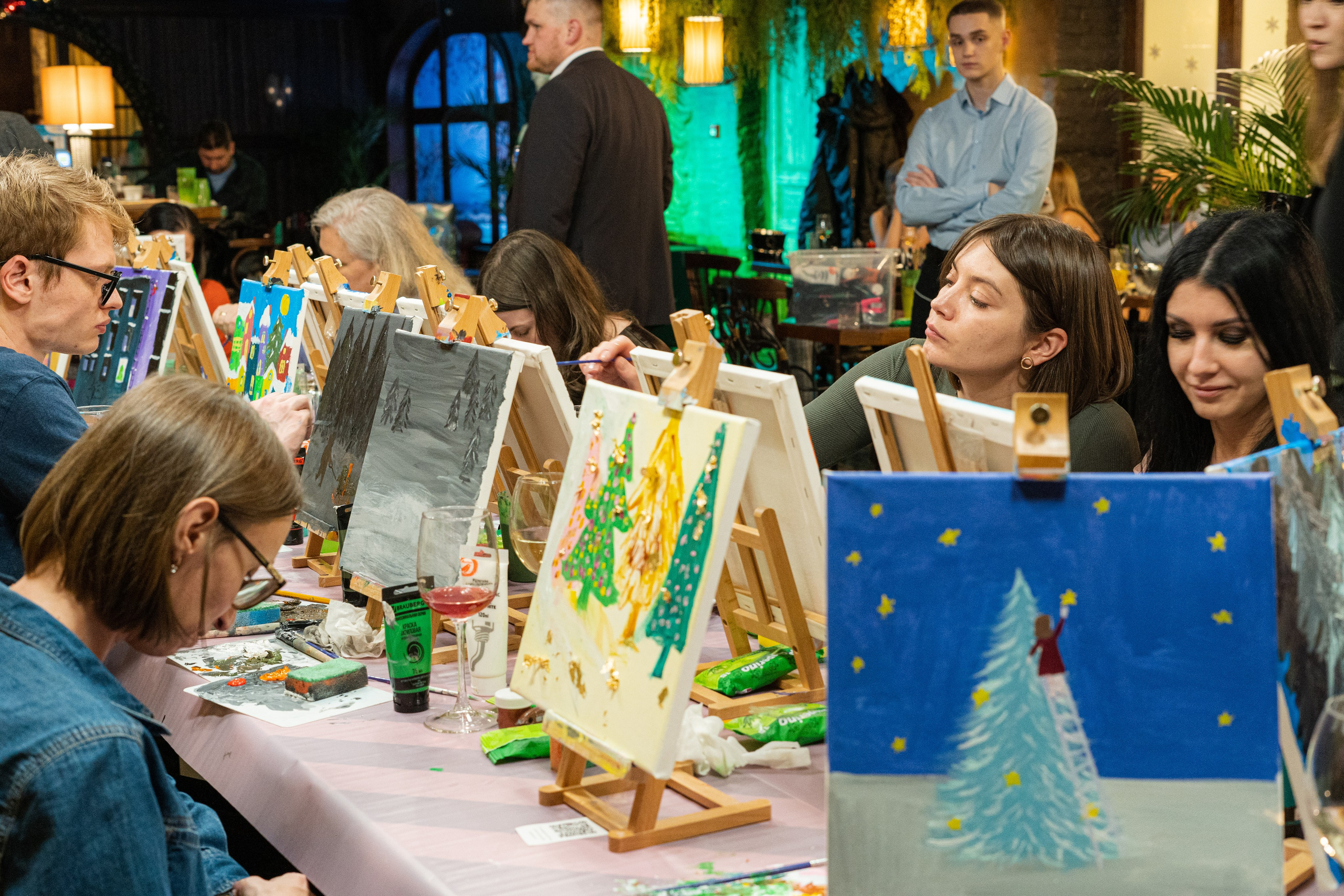 Корпоратив Teach Me Art 2. Портретный фотограф в Москве и Санкт-Петербурге Арина Чех