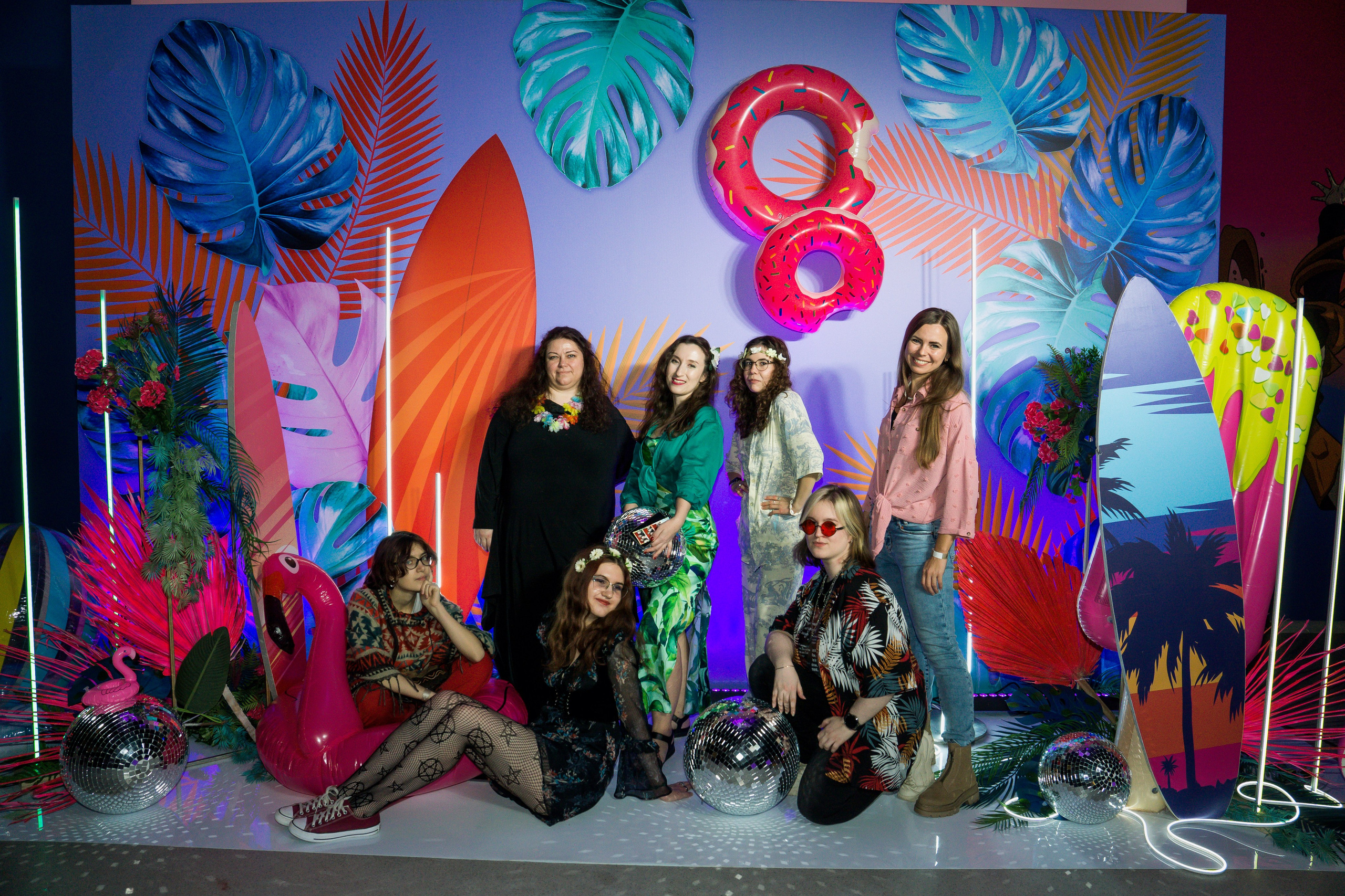 МТС корпоратив Гавайская вечеринка. Фотограф