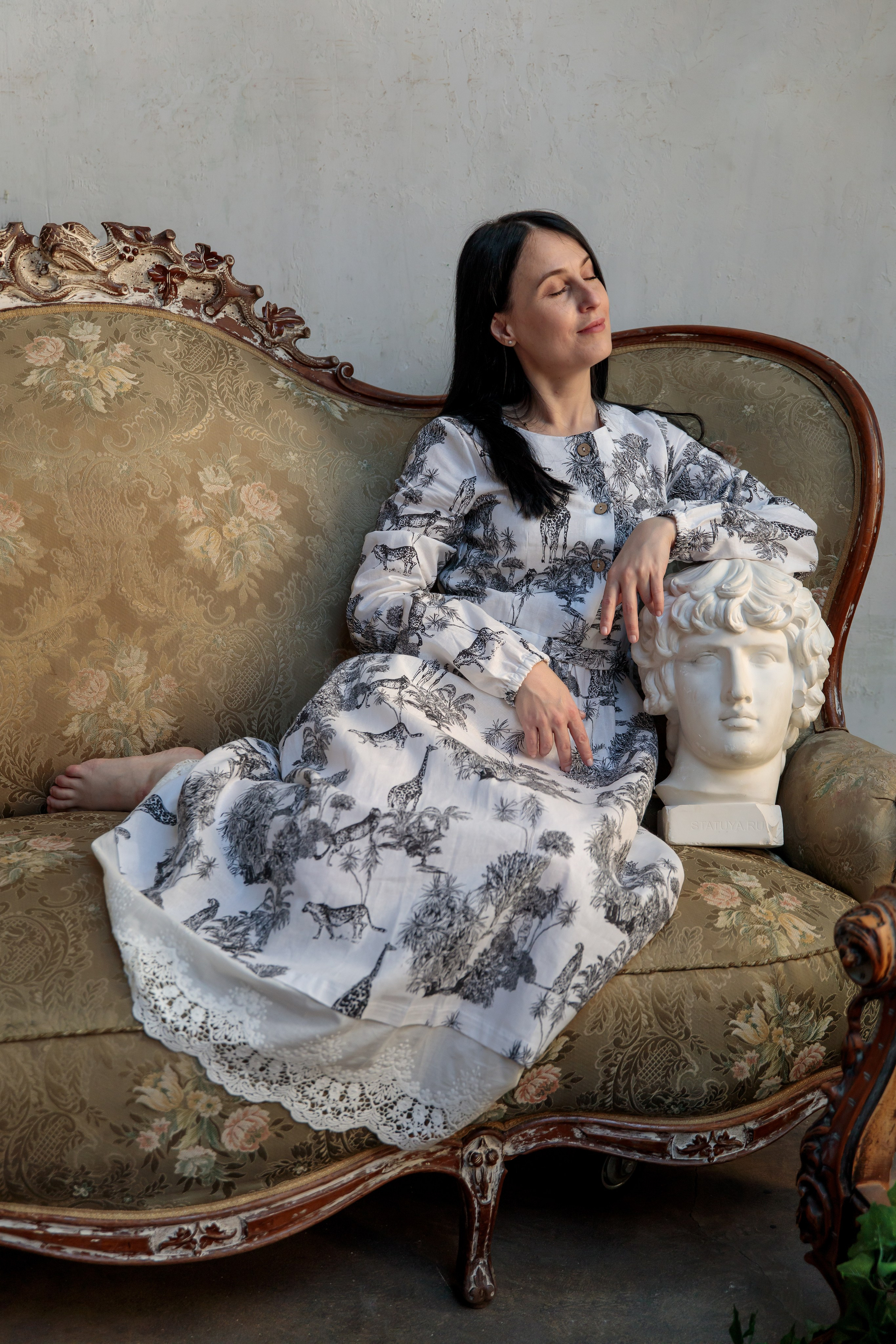 Ольга. Оранжерея. Фотограф в Москве Надуева Татьяна. Женский портрет, детский портрет, с