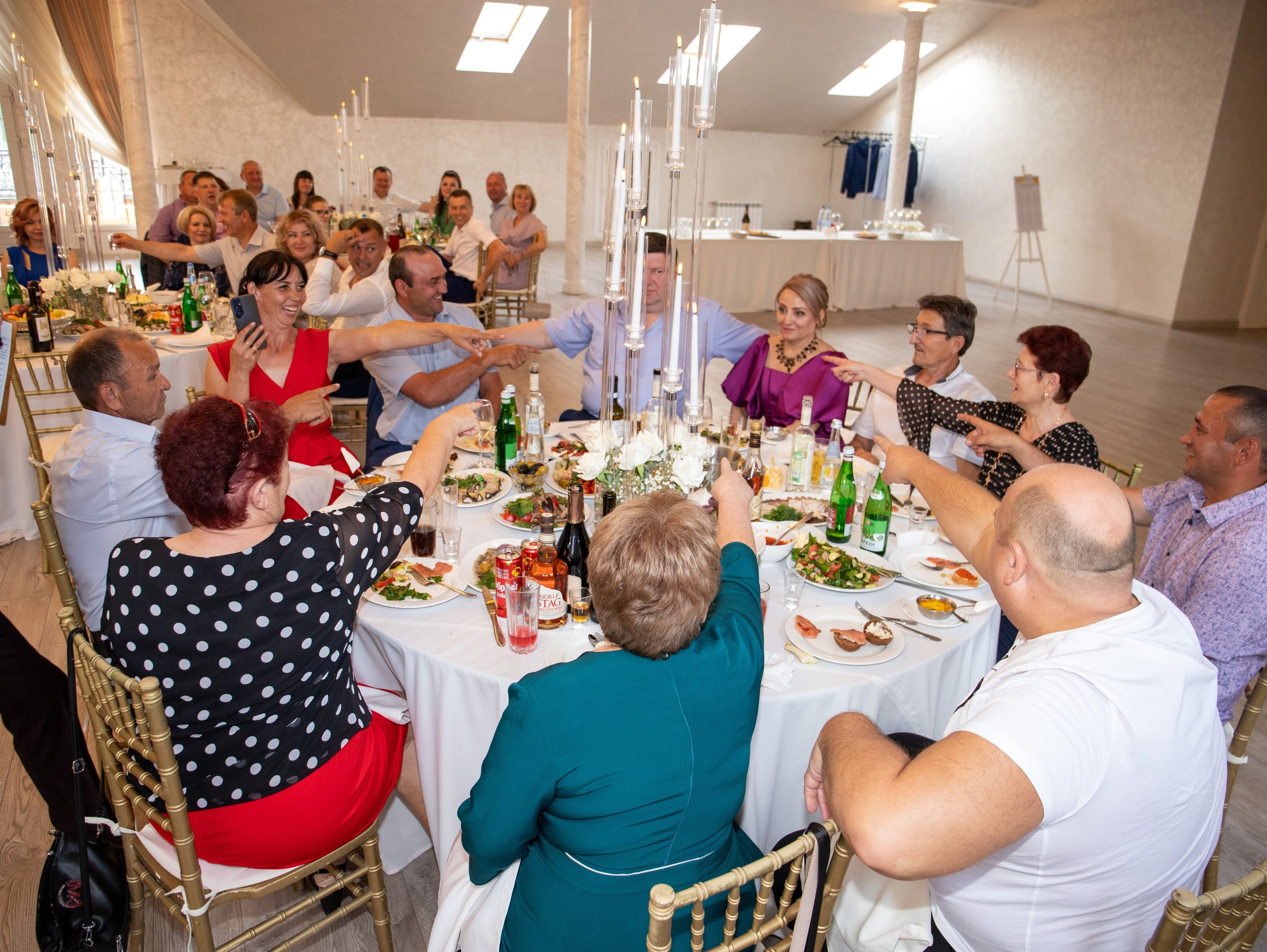 Свадебный банкет. Свадебный и семейный фотограф в Москве Мила Широких