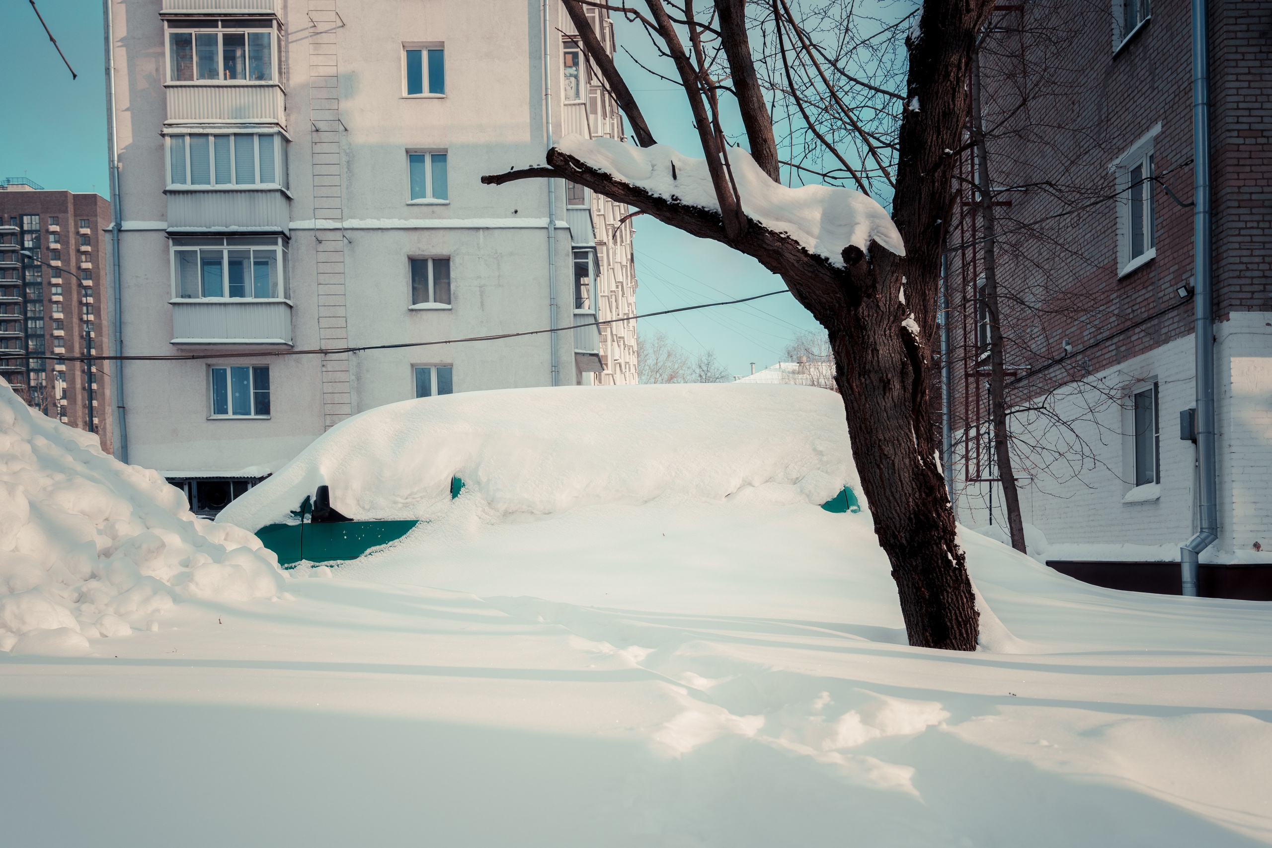 Сугробы. Polypolarphotography