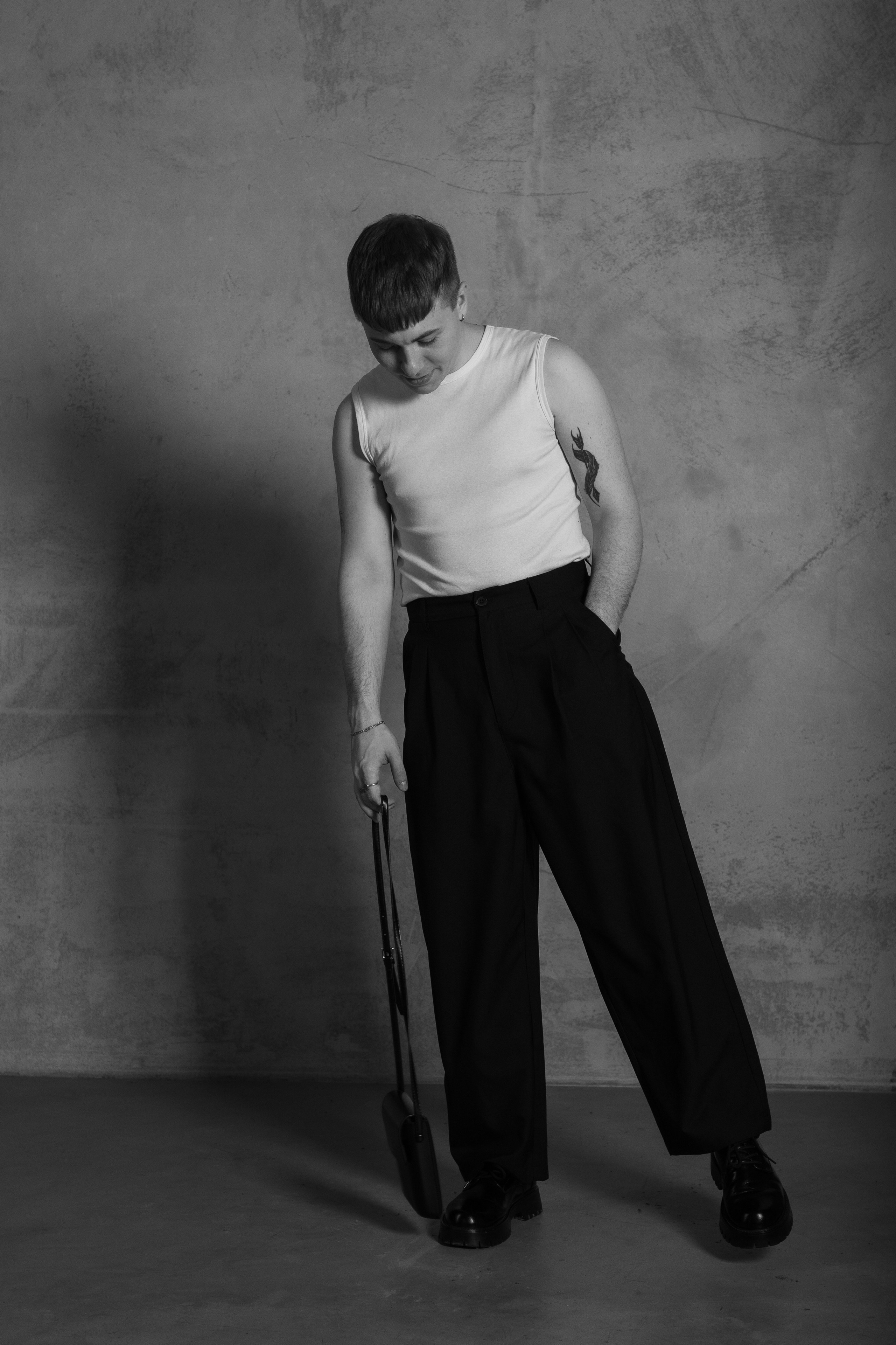 Мужской черно-белый портрет. Фотограф и видеограф в Москве Анна Матюхина