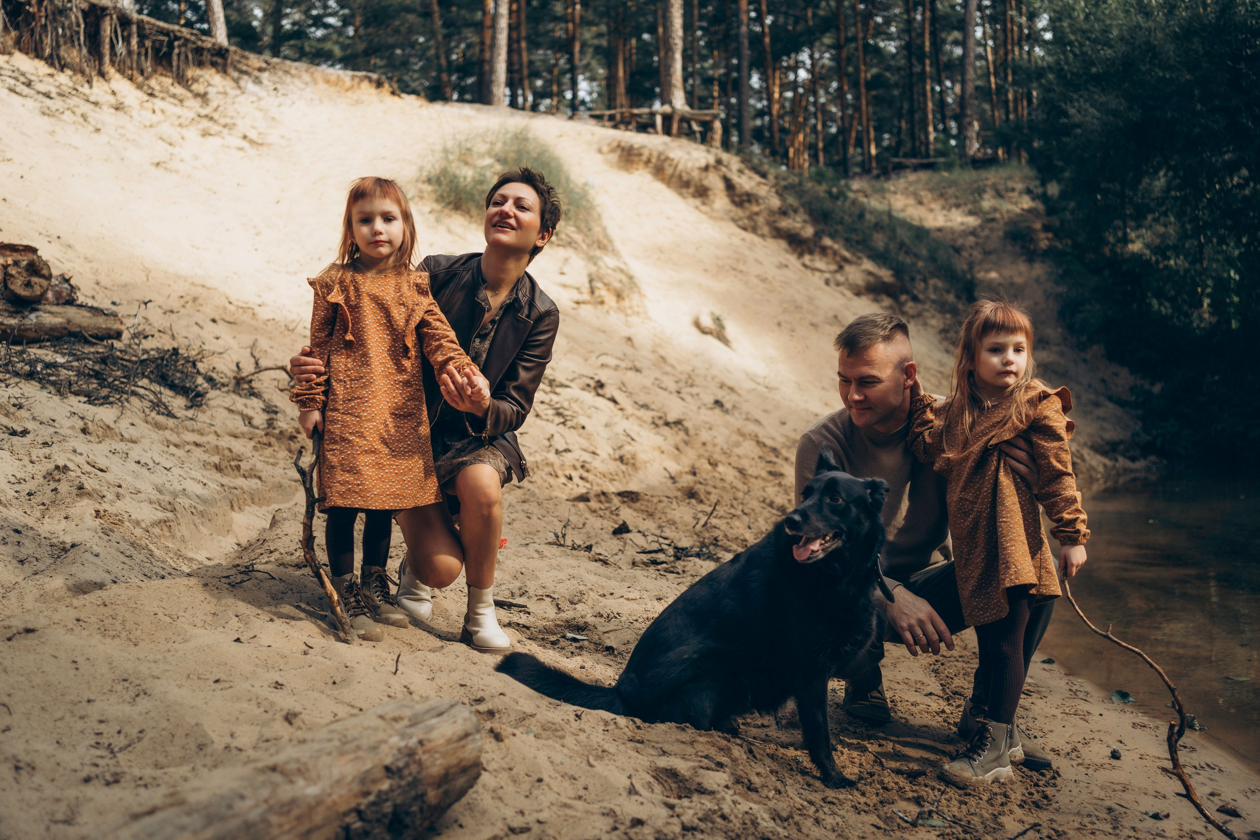 Семейная история на природе. Семейный фотограф в Калуге Ирина Алдохина