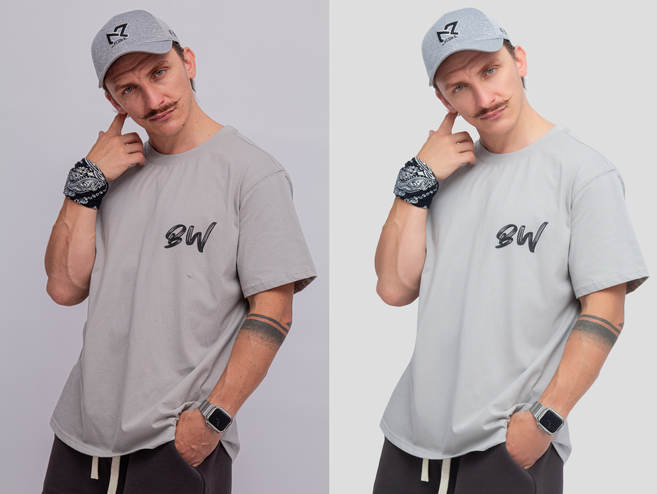 Ретушь портретов для рекламы спортивной одежды — динамика и стиль! | Студия SVITHART