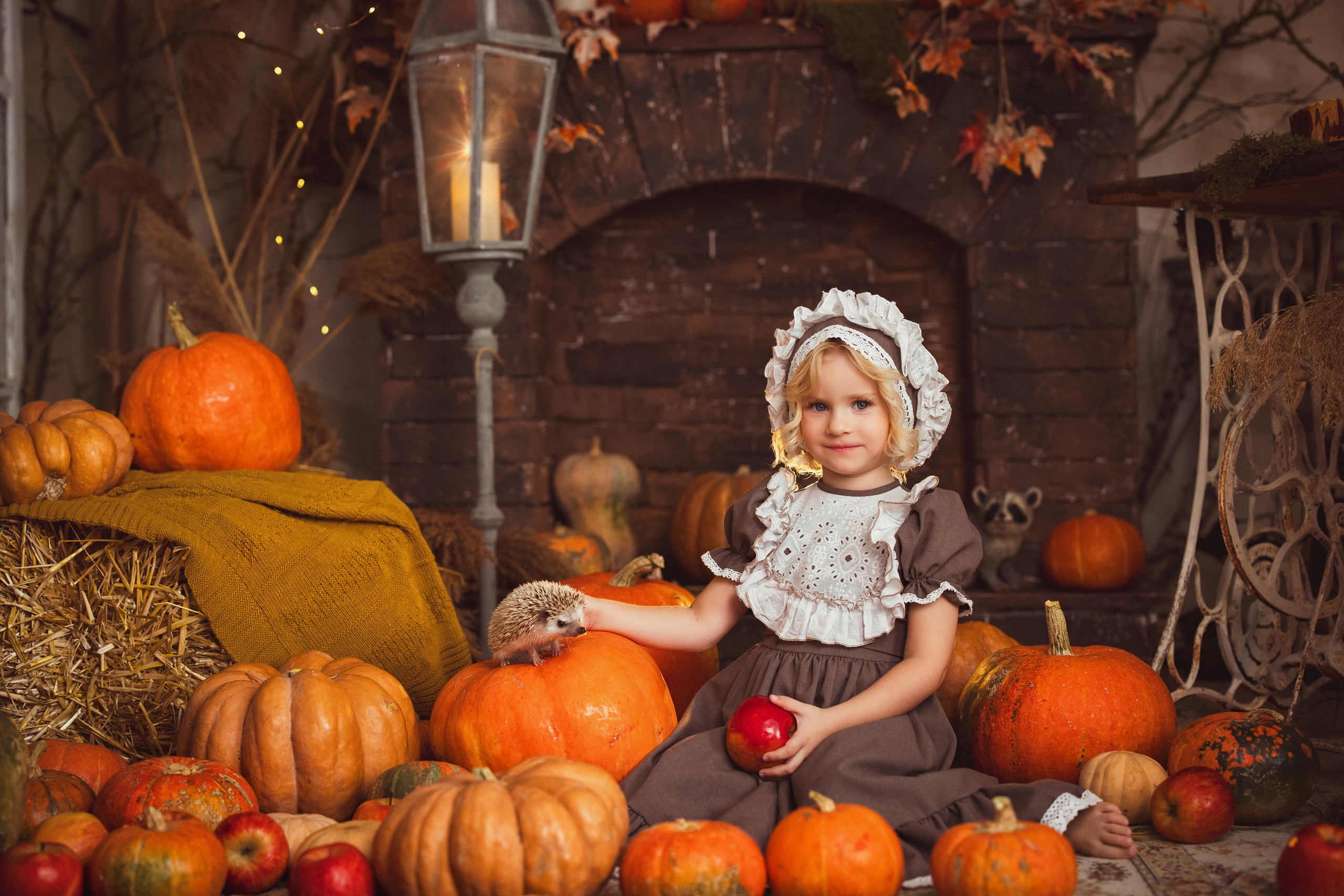 Детская осенняя фотосессия в фотостудии «Авторская». Семейный и детский фотограф в Краснодаре Анна Трашкова