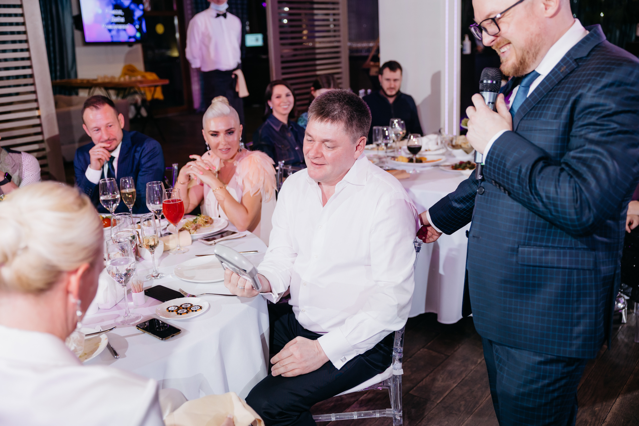 Юбилей Романа Валерьевича 26 марта 2021 года. Ведущий на свадьбу, корпоратив и юбилей в Москве Сергей Рябинин