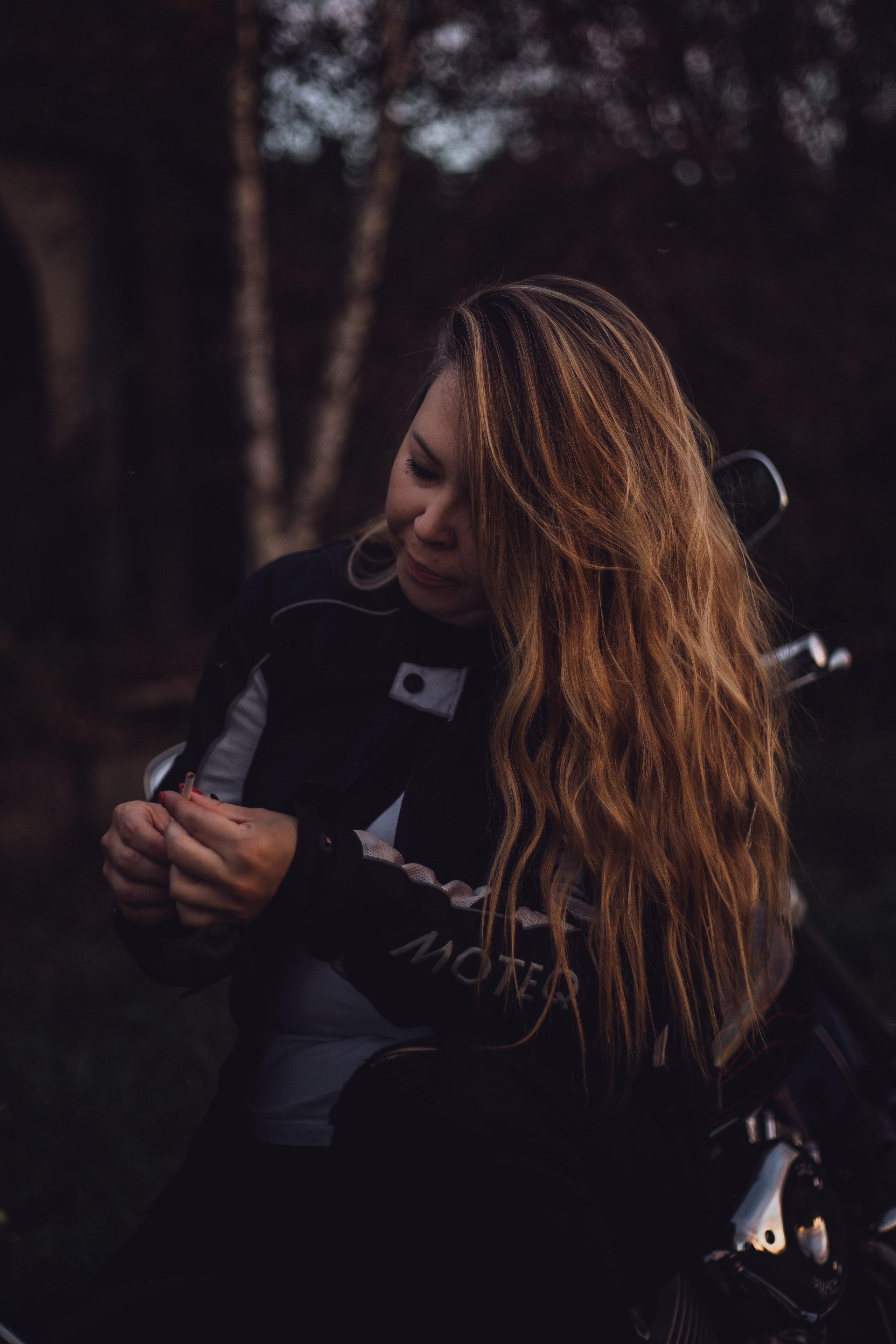 Таня. Байк. Фотограф Анна Шибанова Ангарск-Иркутск