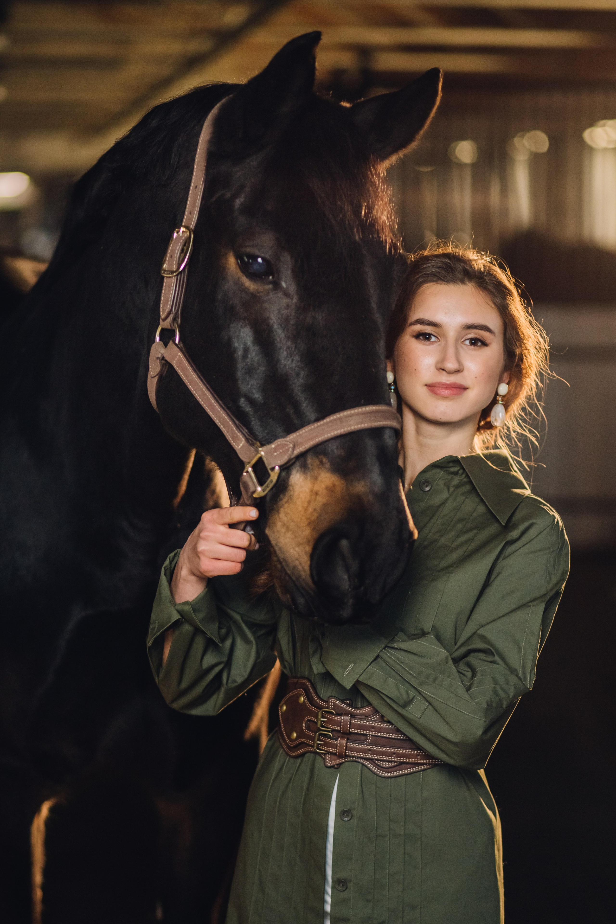 Женский портрет. Ольга Белова. Портреты с лошадьми. Конная фотография