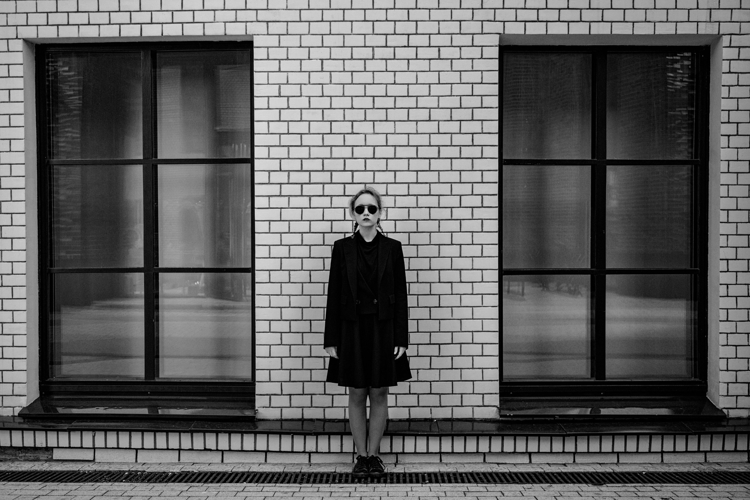 Стильная ЧБ фотосессия в Москве для Катюши. Семейный ФОТОГРАФ в Москве Елена Конд