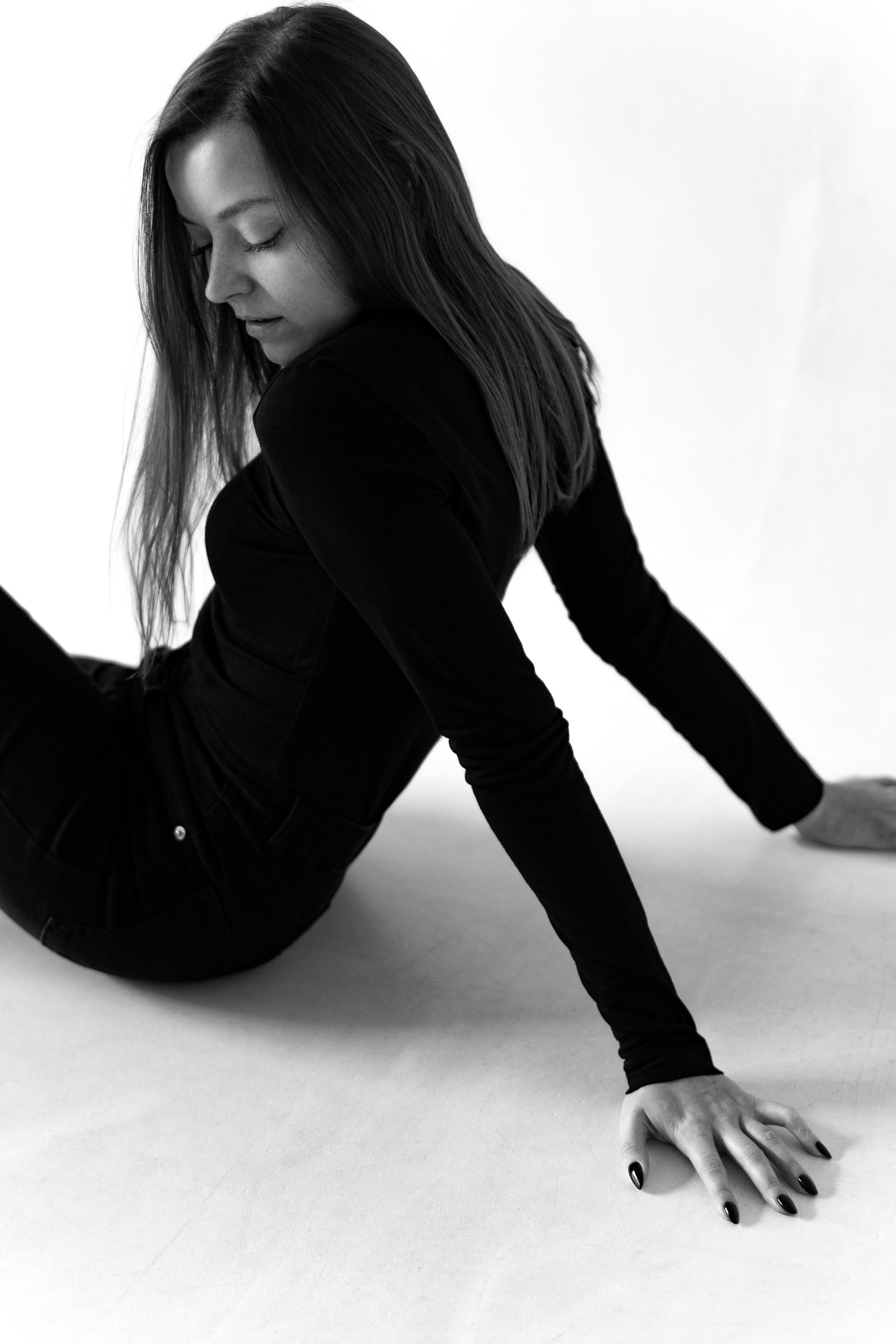 Алина. Классический чб портрет. Фотограф в Челябинске Любовь Денисенко